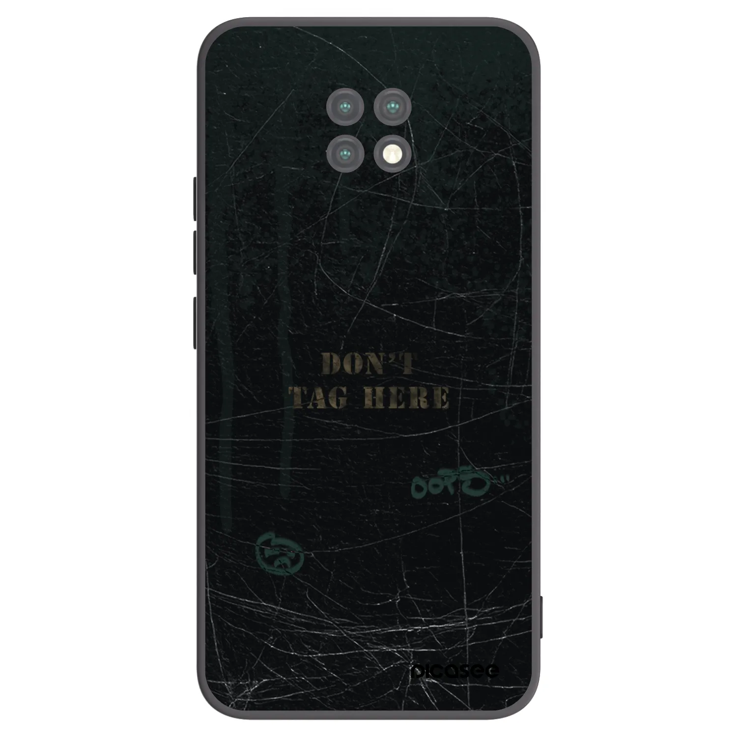 Picasee fekete szilikon tok az alábbi mobiltelefonokra Xiaomi Redmi Note 9T - DON´T TAG