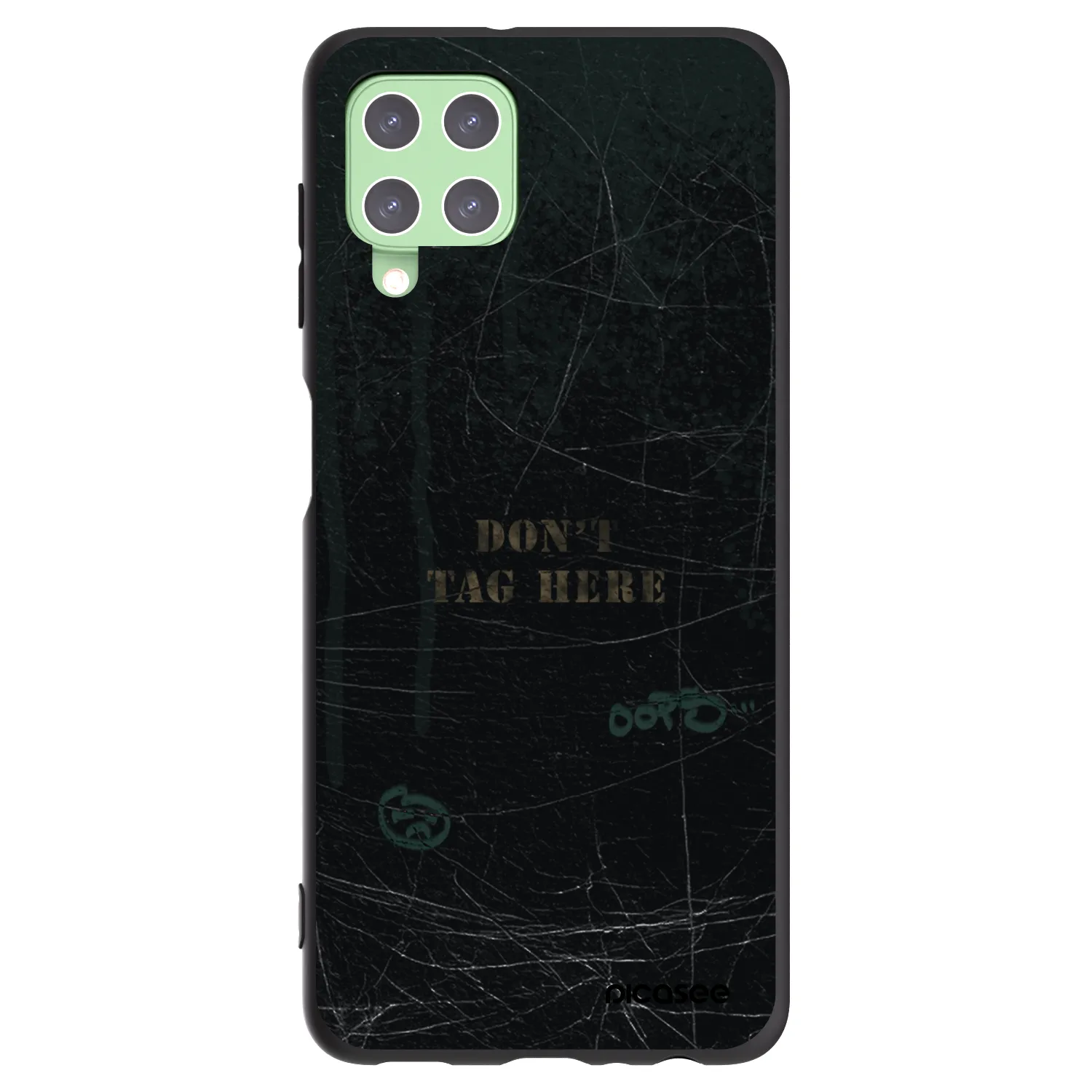 Picasee fekete szilikon tok az alábbi mobiltelefonokra Samsung Galaxy A22 A225F 4G - DON´T TAG
