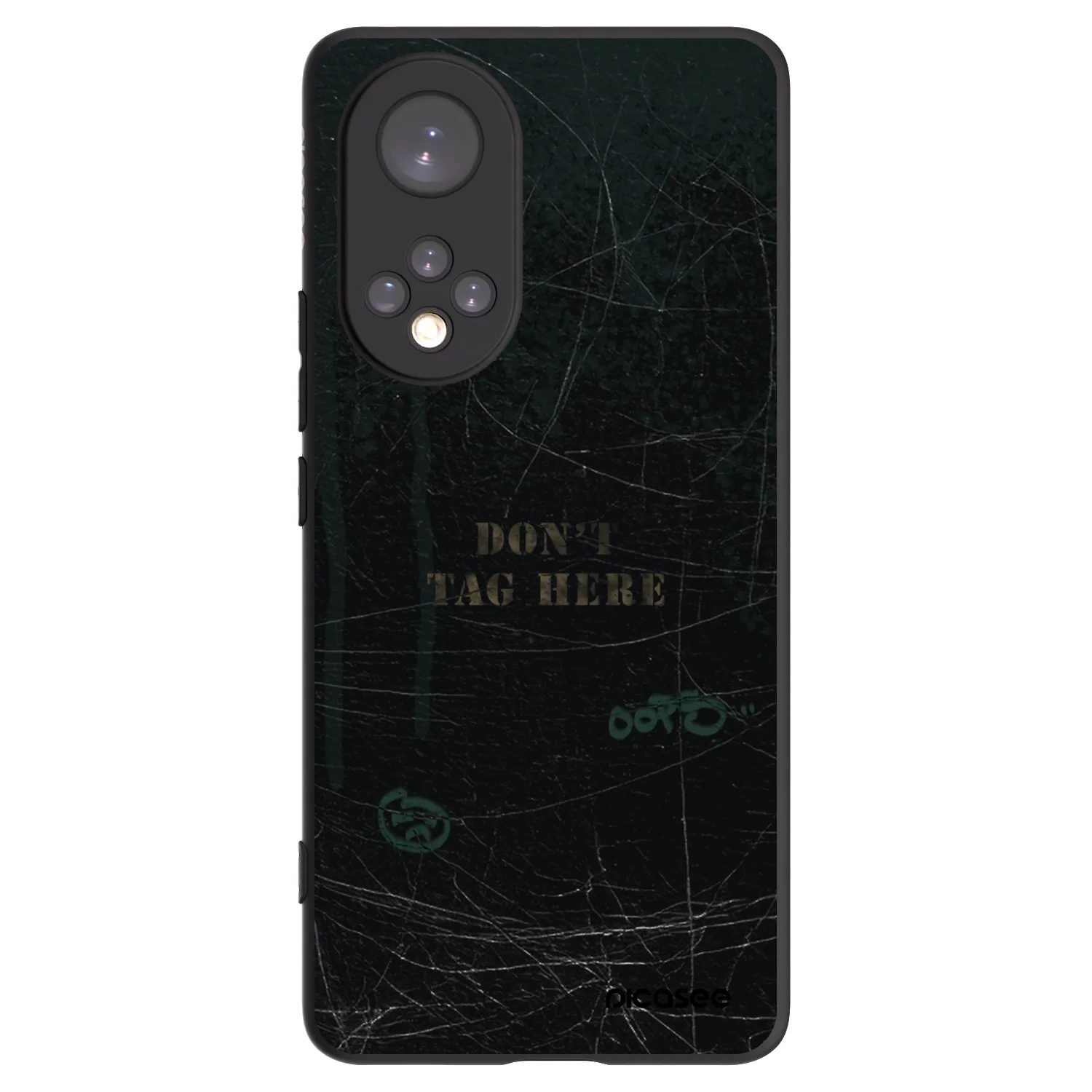 Picasee fekete szilikon tok az alábbi mobiltelefonokra Honor 50 5G - DON´T TAG