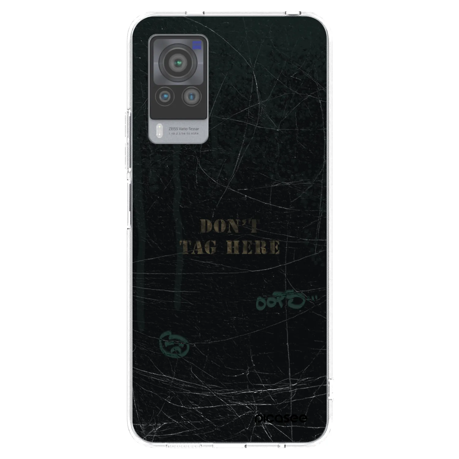 Picasee átlátszó szilikon tok az alábbi mobiltelefonokra Vivo X60 Pro 5G - DON´T TAG