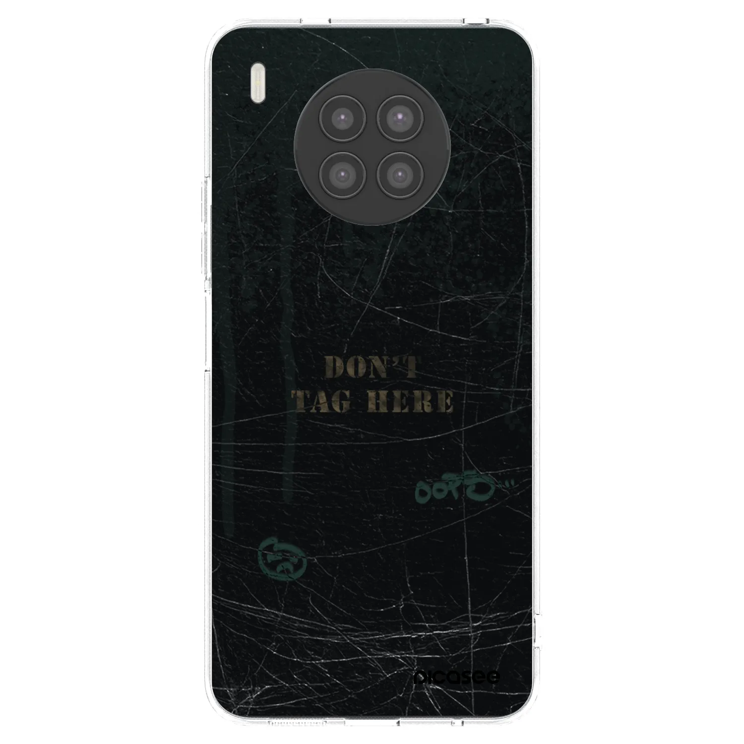 Picasee átlátszó szilikon tok az alábbi mobiltelefonokra Huawei Nova 8i - DON´T TAG