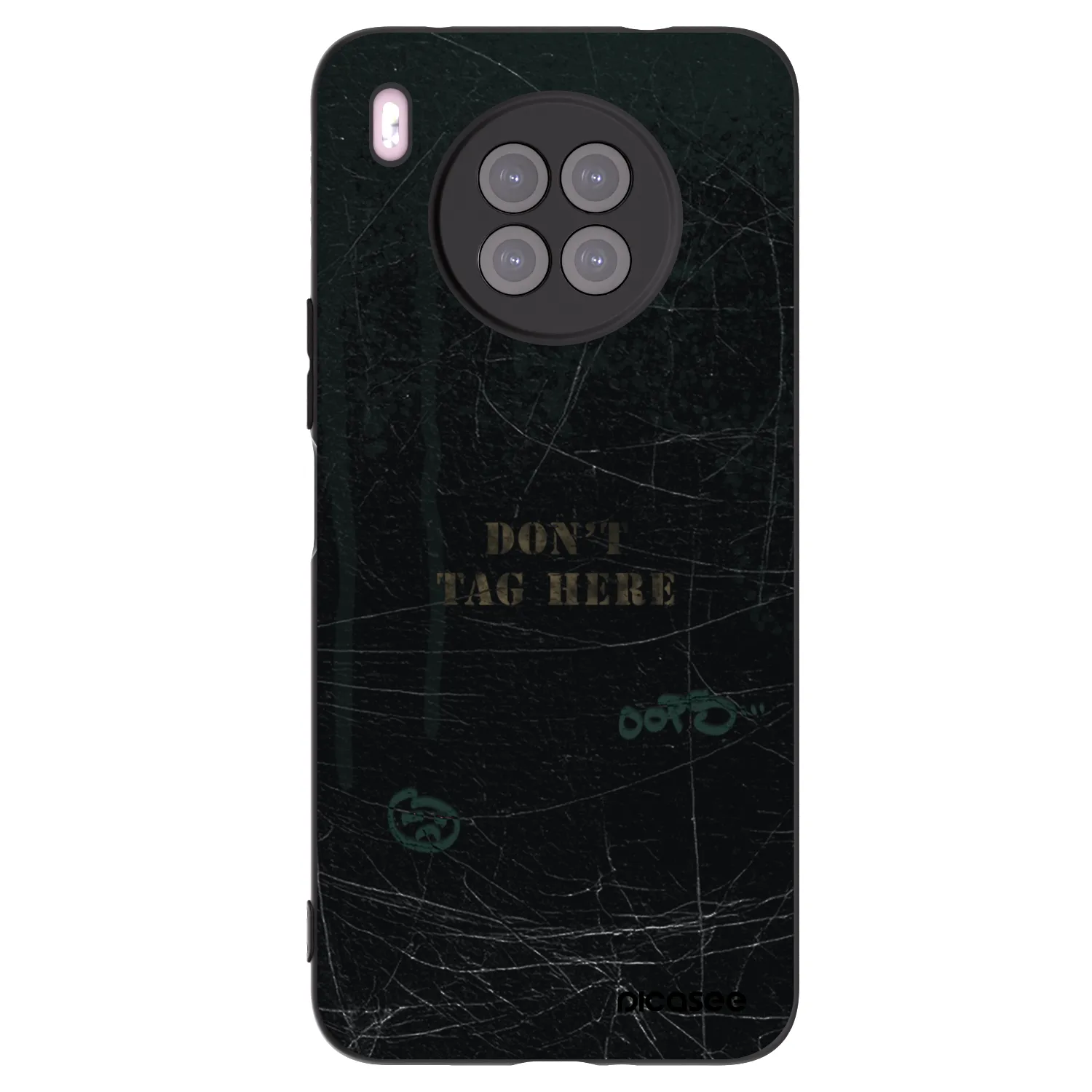 Picasee fekete szilikon tok az alábbi mobiltelefonokra Huawei Nova 8i - DON´T TAG