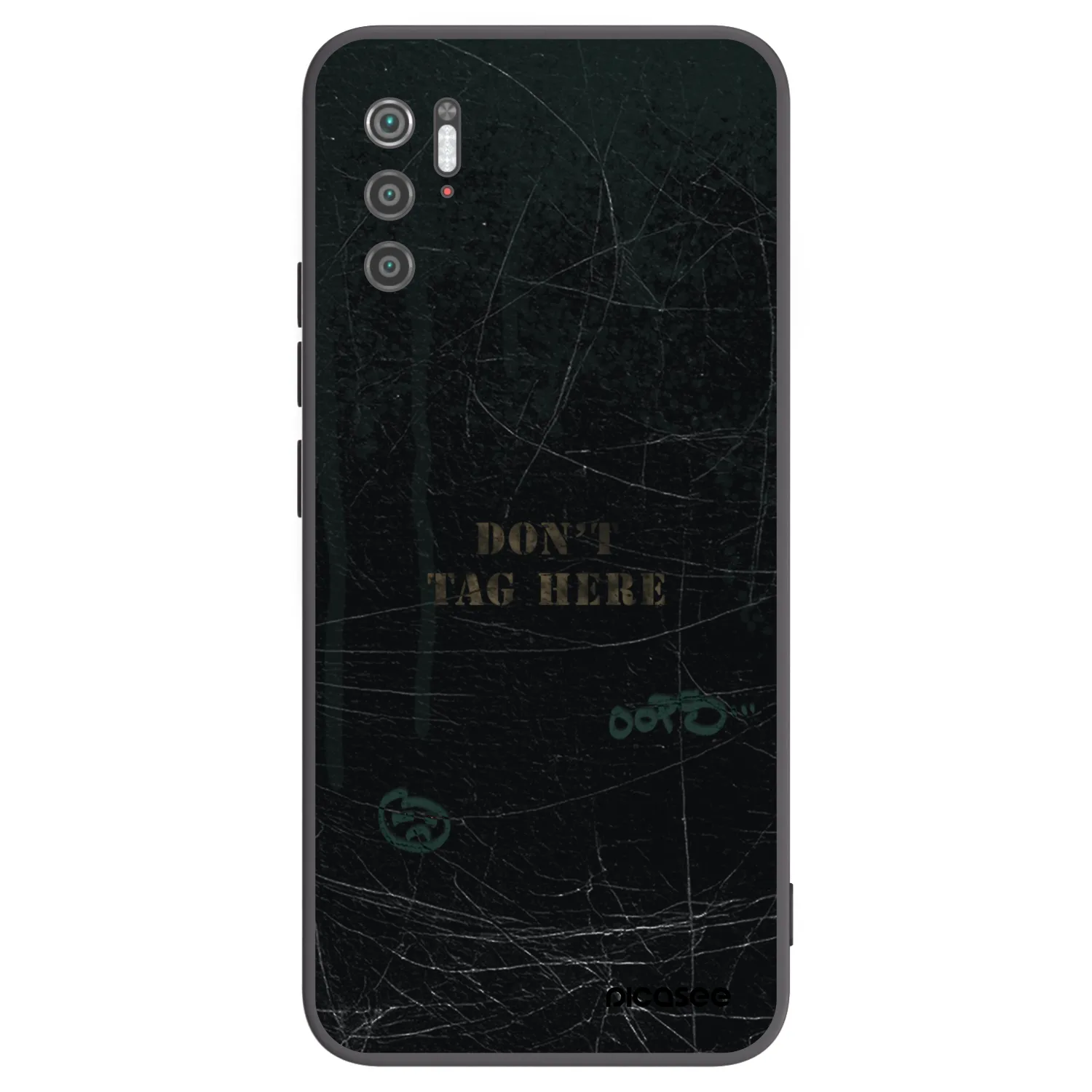 Picasee fekete szilikon tok az alábbi mobiltelefonokra Xiaomi Poco M3 Pro 5G - DON´T TAG