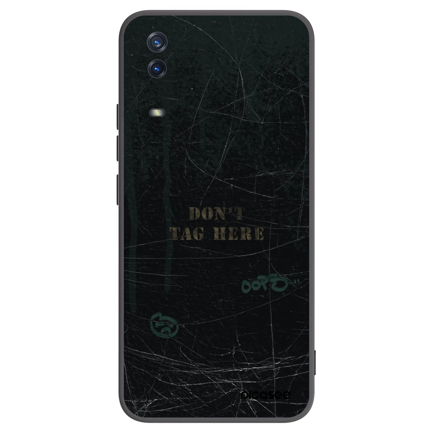 Picasee fekete szilikon tok az alábbi mobiltelefonokra Vivo Y11s - DON´T TAG