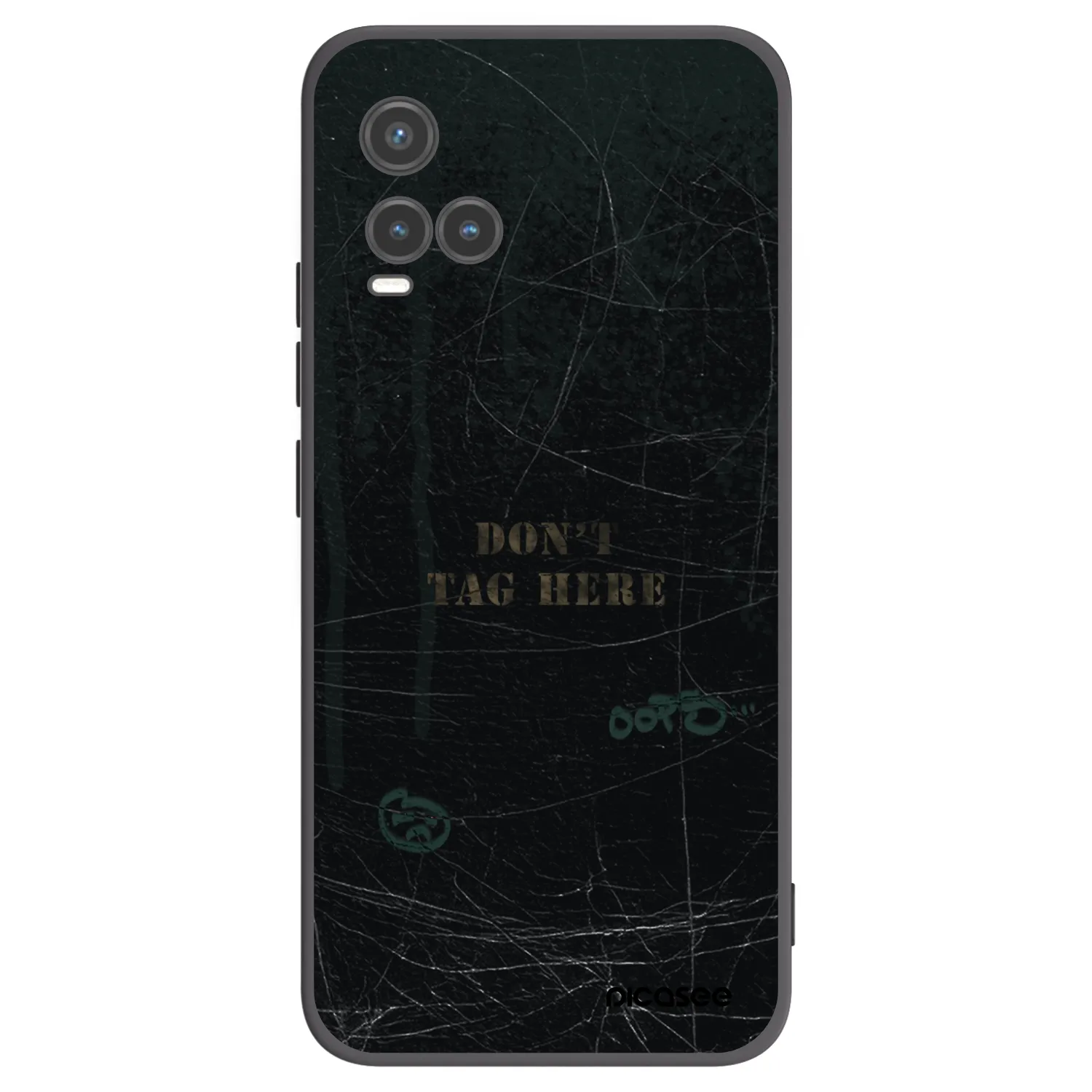 Picasee fekete szilikon tok az alábbi mobiltelefonokra Vivo Y33s - DON´T TAG