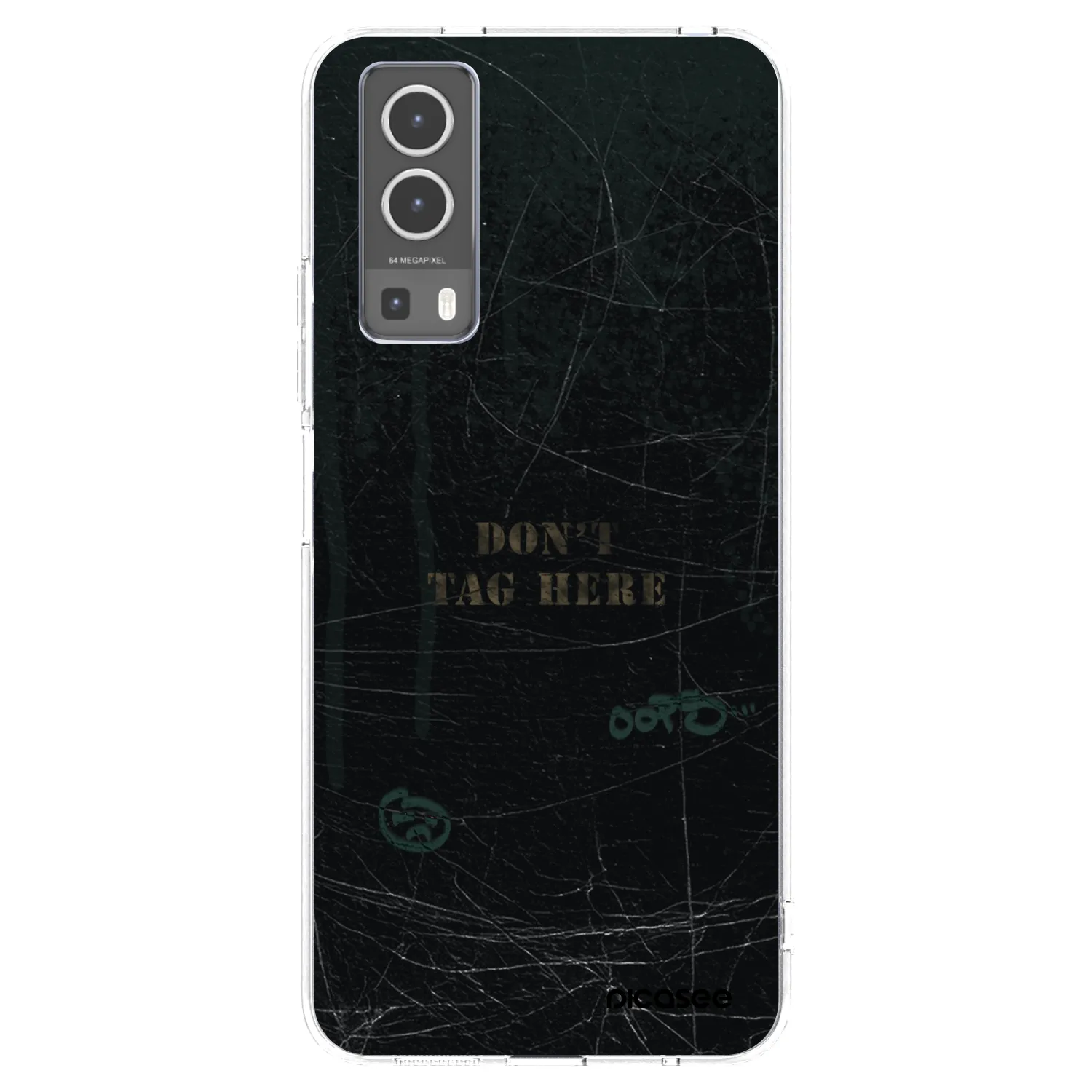 Picasee átlátszó szilikon tok az alábbi mobiltelefonokra Vivo Y72 5G - DON´T TAG