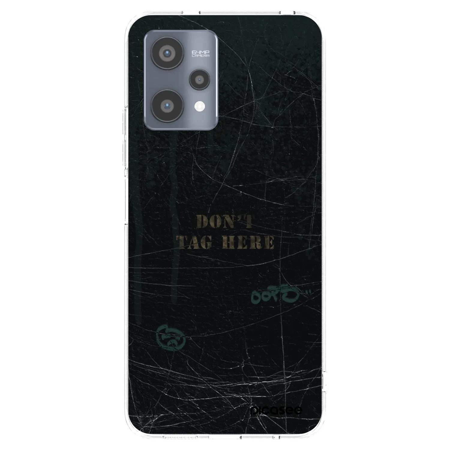 Picasee átlátszó szilikon tok az alábbi mobiltelefonokra Realme 9 Pro 5G - DON´T TAG