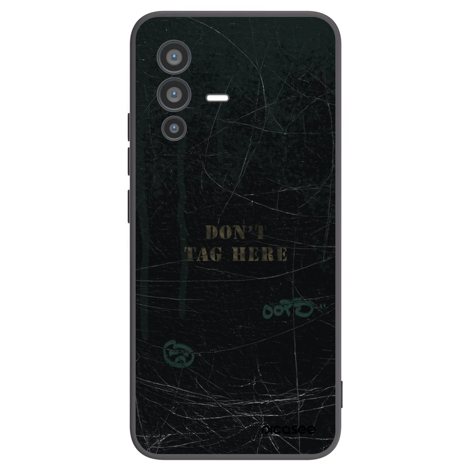 Picasee fekete szilikon tok az alábbi mobiltelefonokra Vivo V23 5G - DON´T TAG