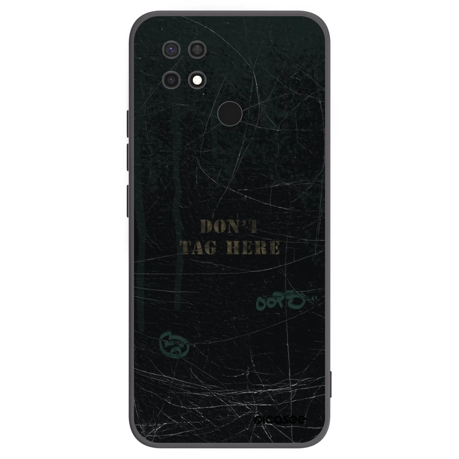 Picasee fekete szilikon tok az alábbi mobiltelefonokra Xiaomi Redmi 10C - DON´T TAG