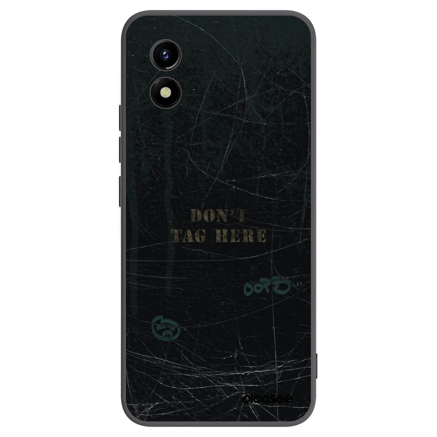 Picasee fekete szilikon tok az alábbi mobiltelefonokra Vivo Y01 - DON´T TAG