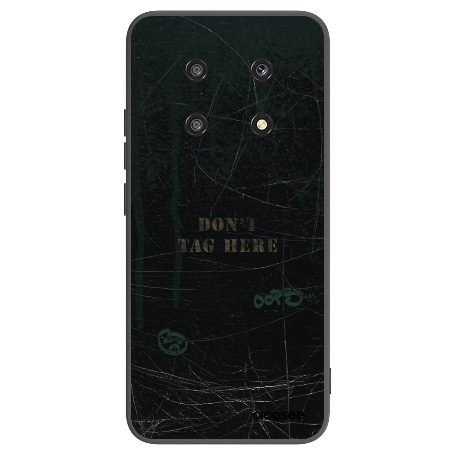 Picasee fekete szilikon tok az alábbi mobiltelefonokra Honor Magic4 Lite 5G - DON´T TAG