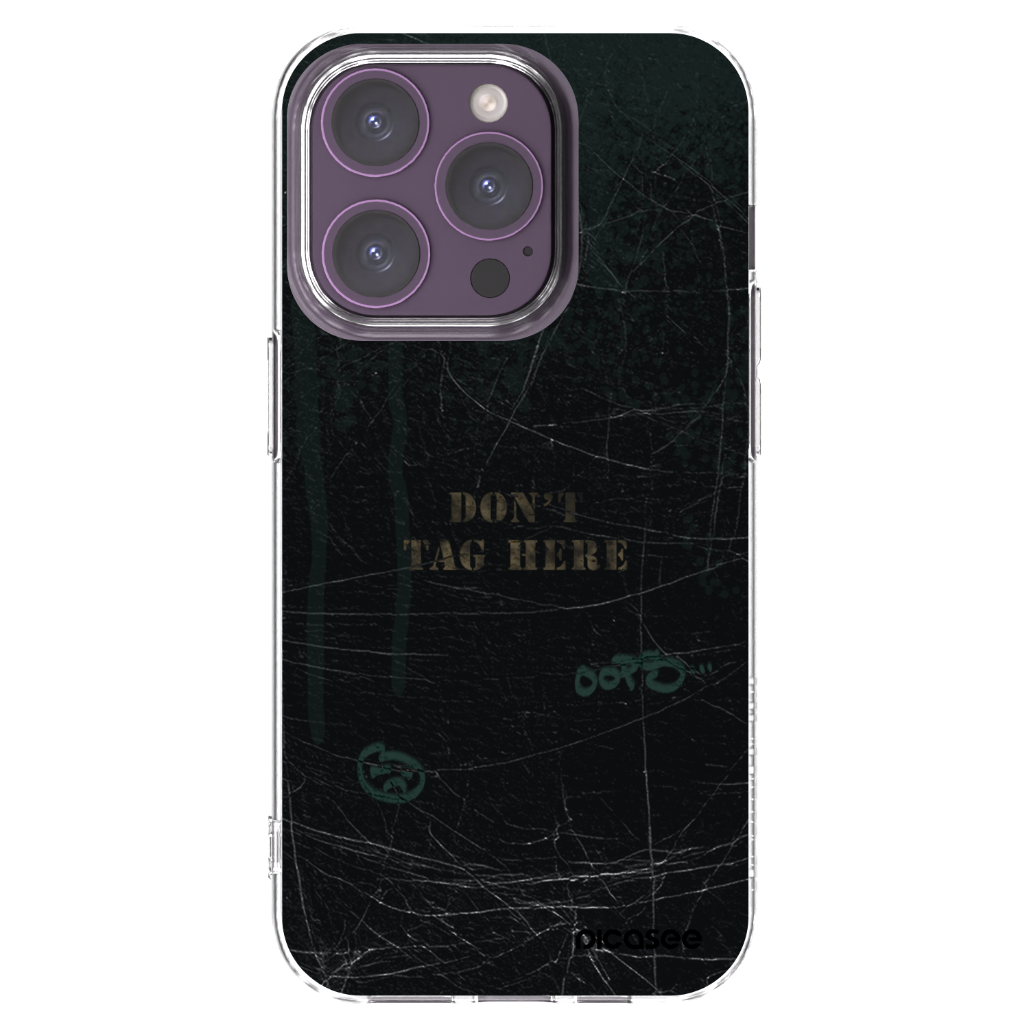 Picasee átlátszó szilikon tok az alábbi mobiltelefonokra Apple iPhone 14 Pro - DON´T TAG