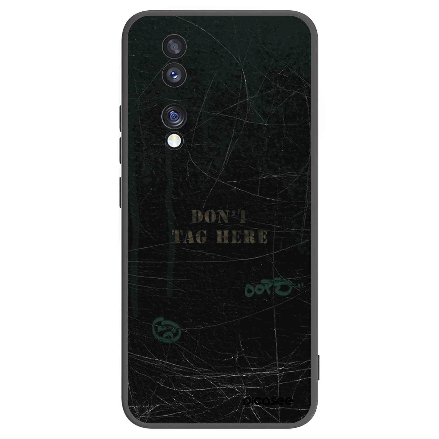 Picasee fekete szilikon tok az alábbi mobiltelefonokra Honor 70 - DON´T TAG