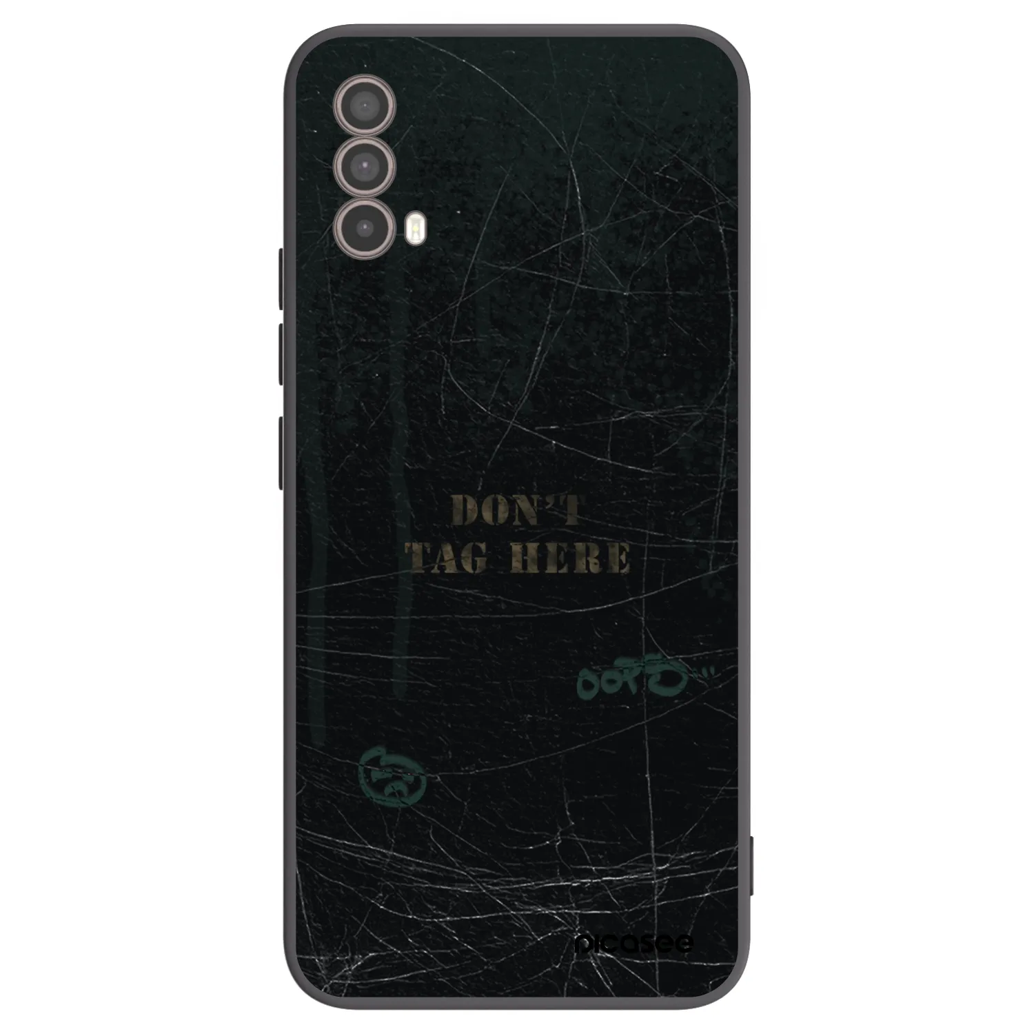 Picasee fekete szilikon tok az alábbi mobiltelefonokra Motorola Moto E40 - DON´T TAG