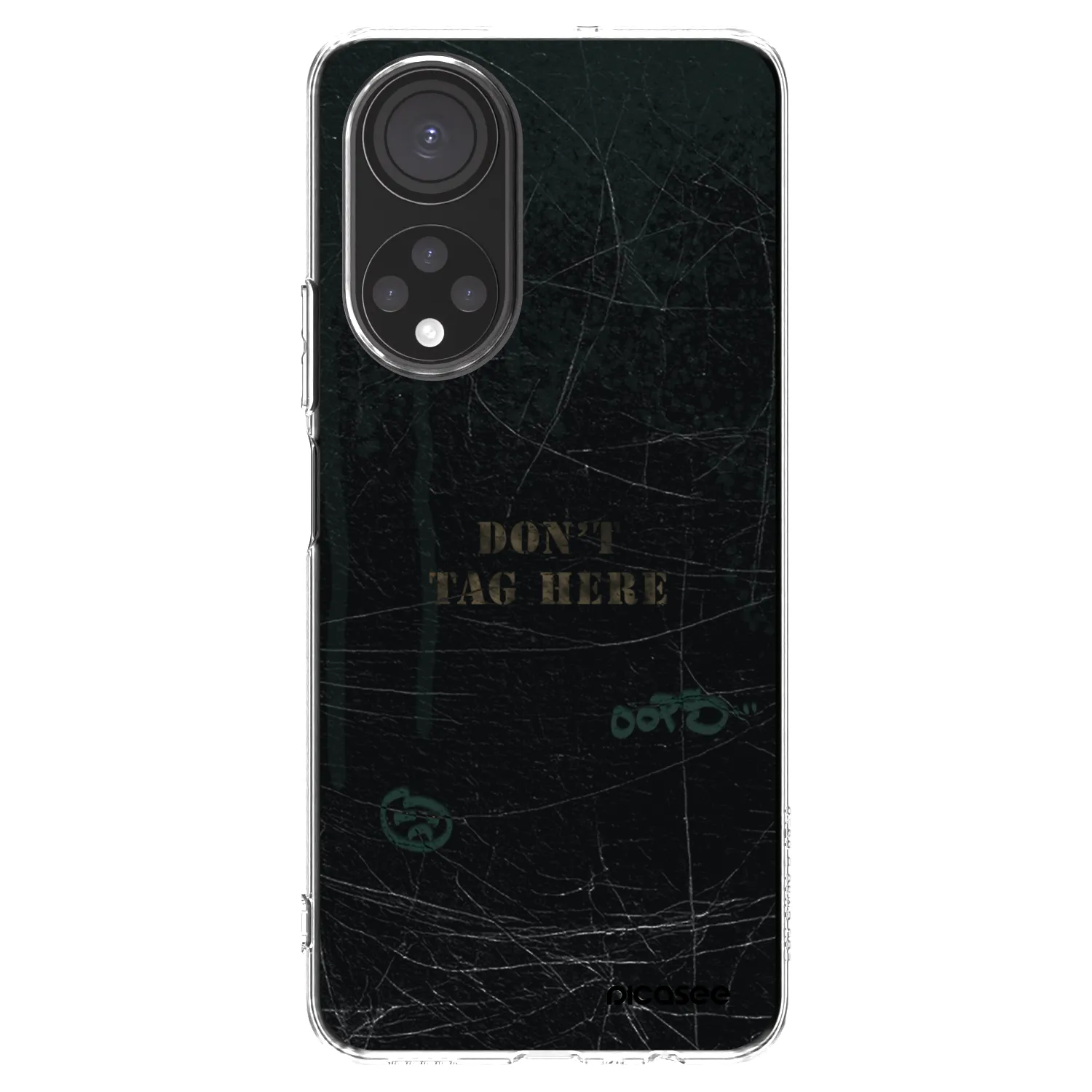 Picasee átlátszó szilikon tok az alábbi mobiltelefonokra Honor X7 - DON´T TAG