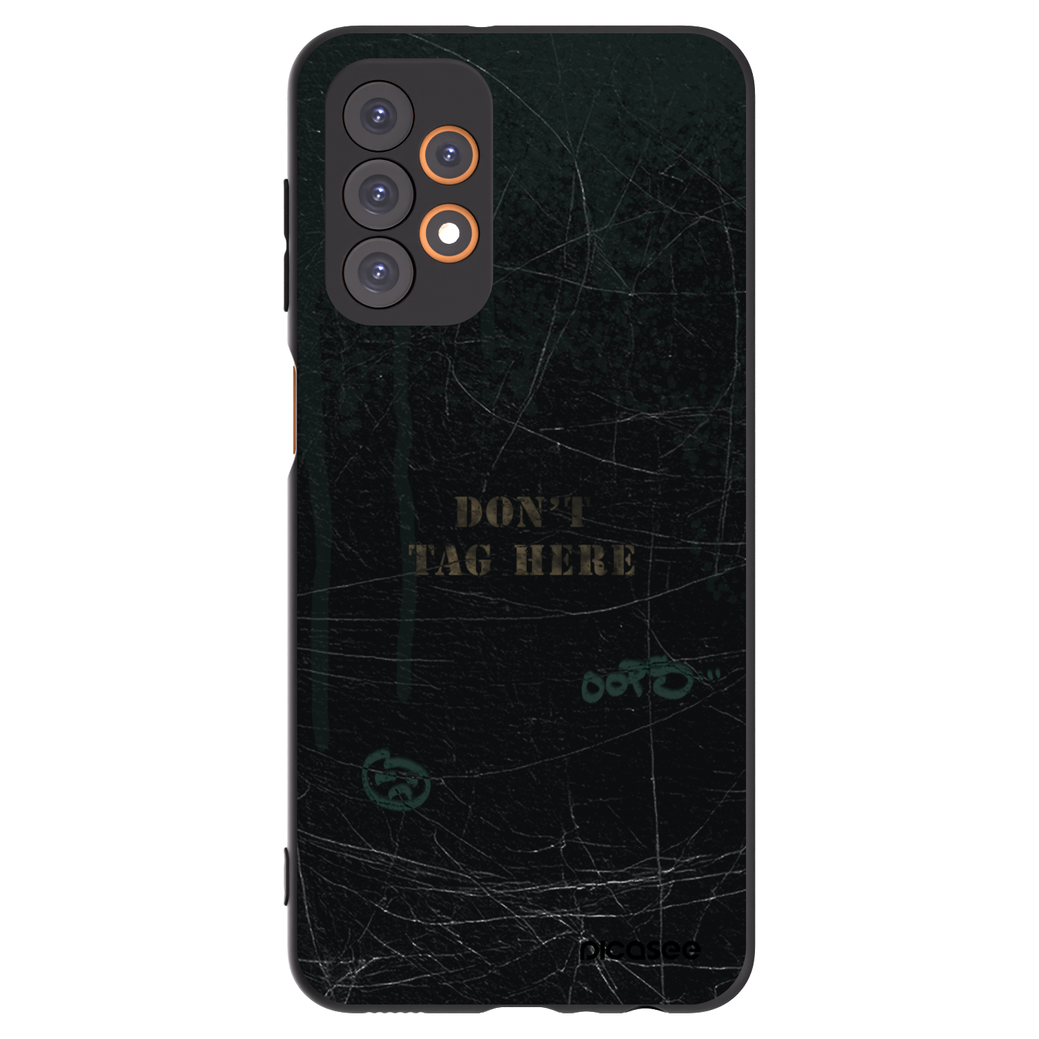 Picasee fekete szilikon tok az alábbi mobiltelefonokra Samsung Galaxy A23 A235F 4G - DON´T TAG