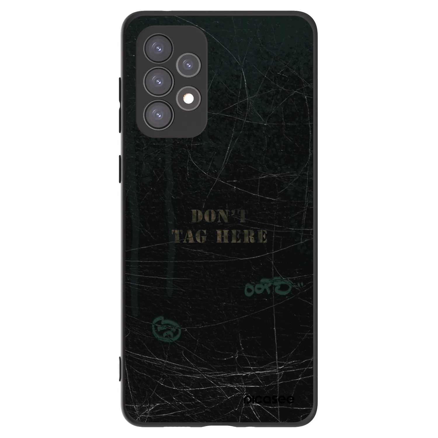 Picasee fekete szilikon tok az alábbi mobiltelefonokra Samsung Galaxy A73 5G - DON´T TAG