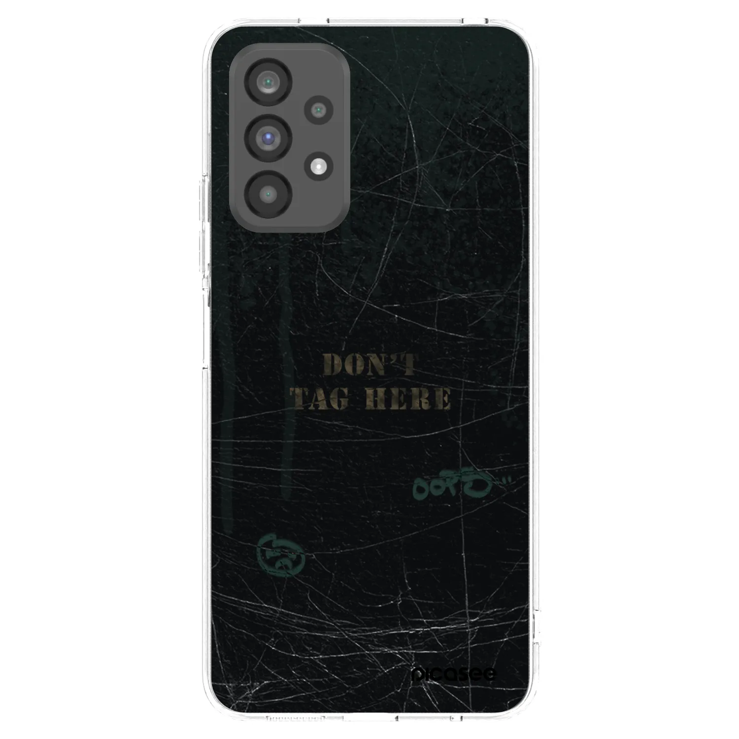Picasee átlátszó szilikon tok az alábbi mobiltelefonokra Samsung Galaxy A73 5G - DON´T TAG