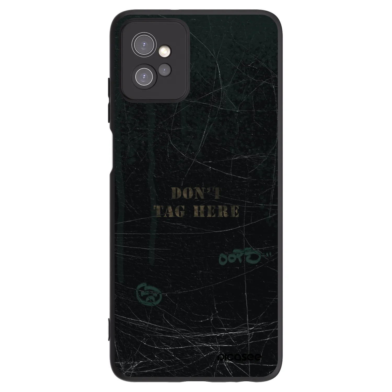Picasee fekete szilikon tok az alábbi mobiltelefonokra Motorola Moto G32 - DON´T TAG