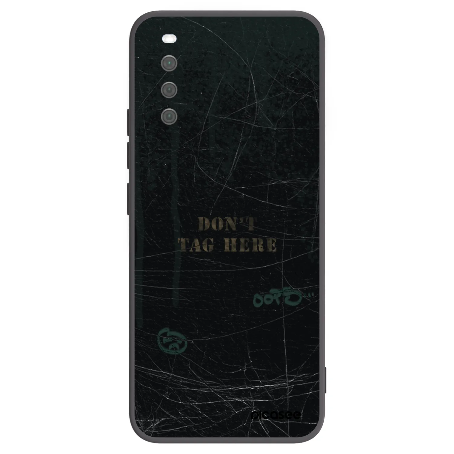 Picasee fekete szilikon tok az alábbi mobiltelefonokra Sony Xperia 10 III - DON´T TAG