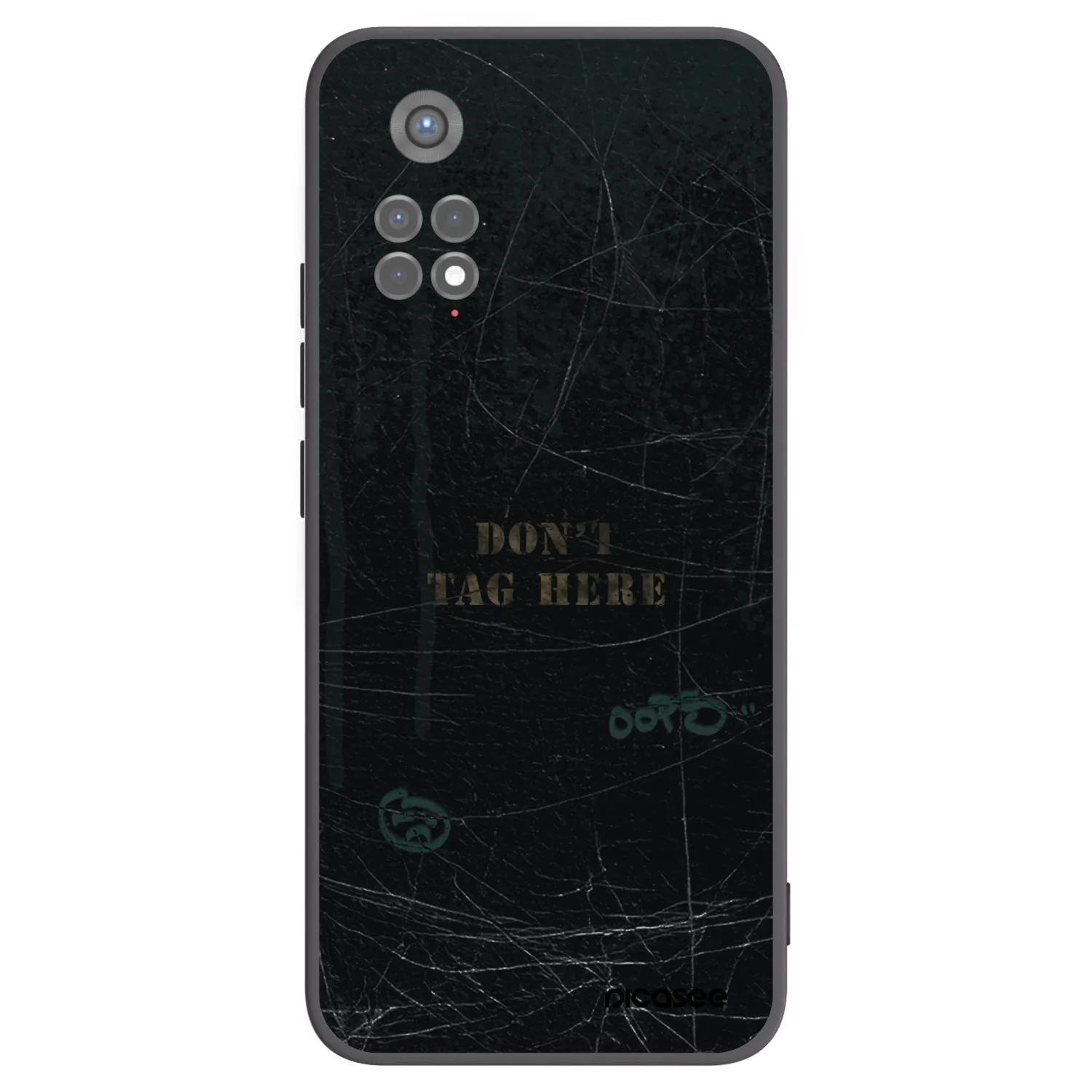 Picasee fekete szilikon tok az alábbi mobiltelefonokra Xiaomi Redmi Note 11S 5G - DON´T TAG