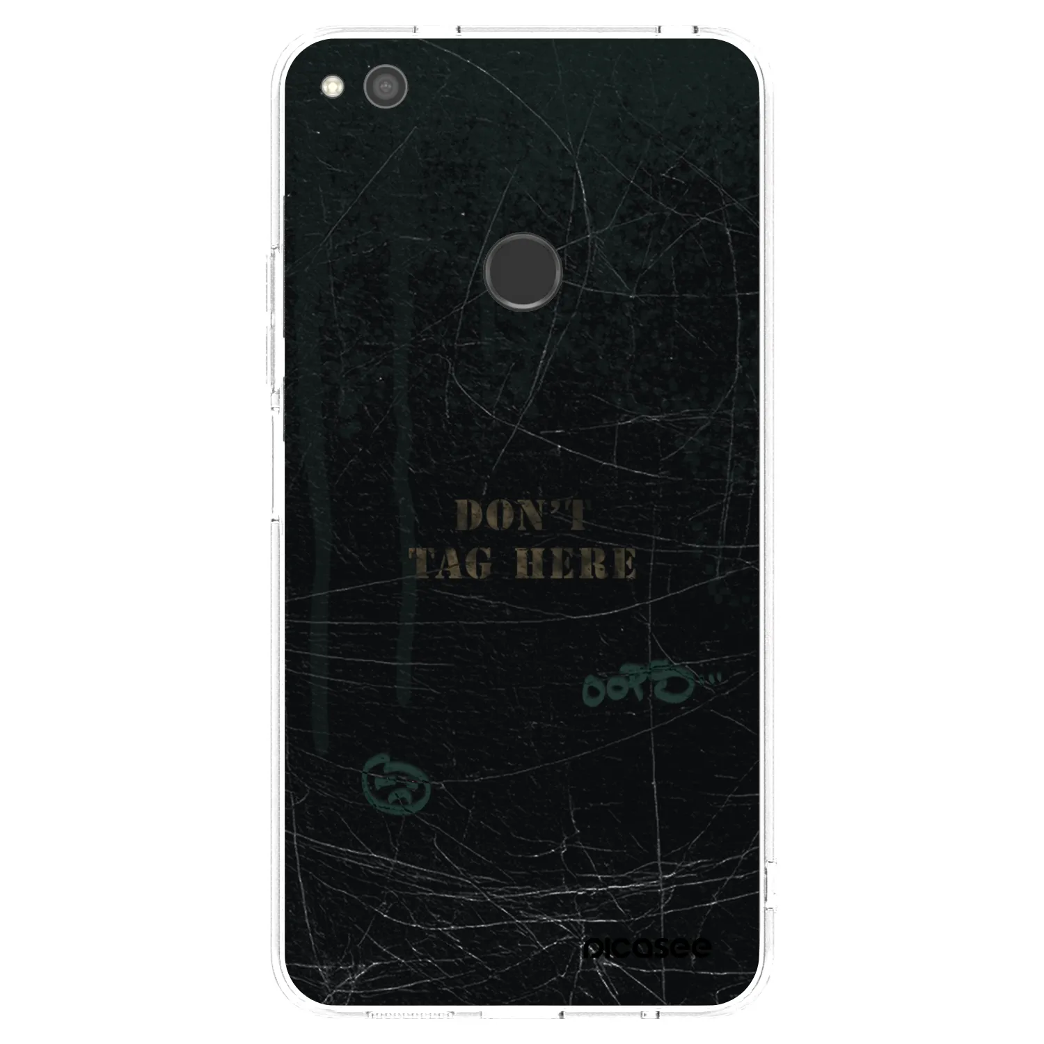 Picasee átlátszó szilikon tok az alábbi mobiltelefonokra Huawei P9 Lite 2017 - DON´T TAG