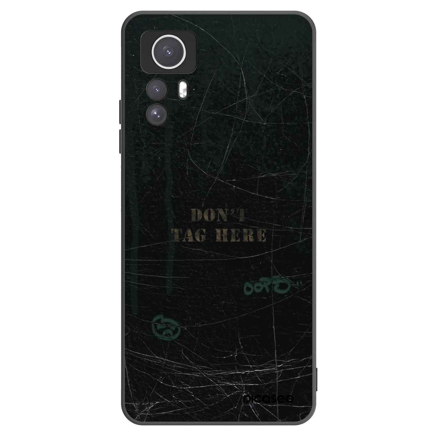 Picasee fekete szilikon tok az alábbi mobiltelefonokra Xiaomi Redmi Note 12S - DON´T TAG