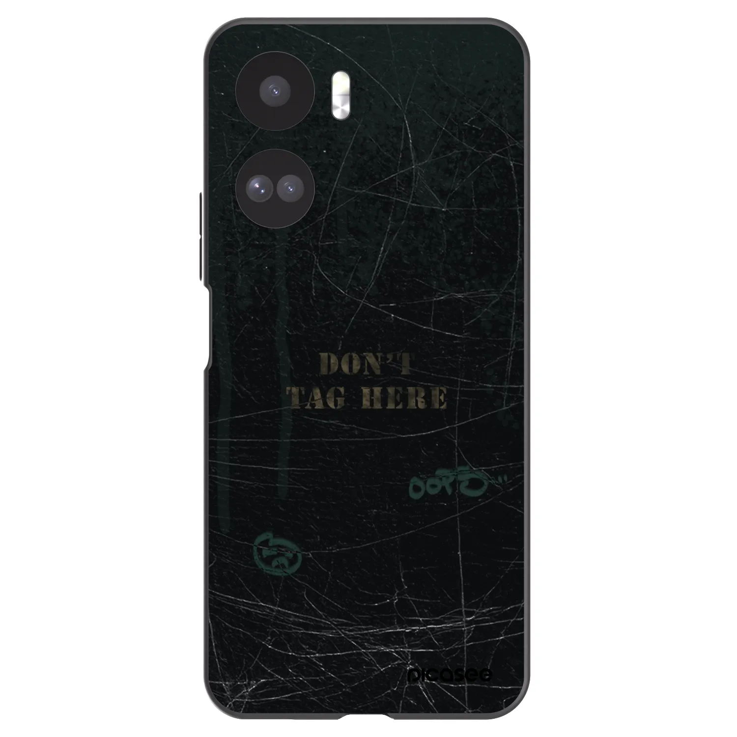 Picasee fekete szilikon tok az alábbi mobiltelefonokra Honor 90 Lite 5G - DON´T TAG