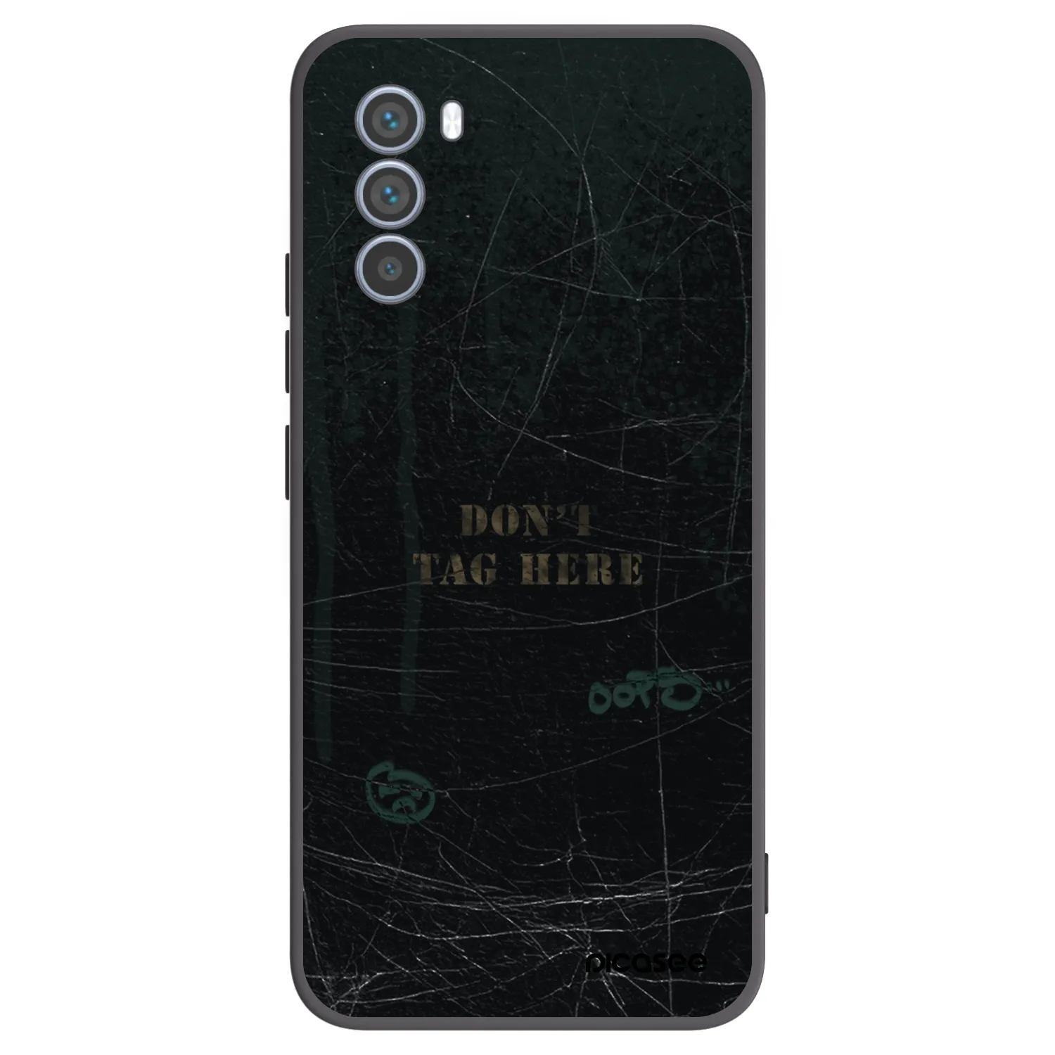 Picasee fekete szilikon tok az alábbi mobiltelefonokra Motorola Moto G62 - DON´T TAG