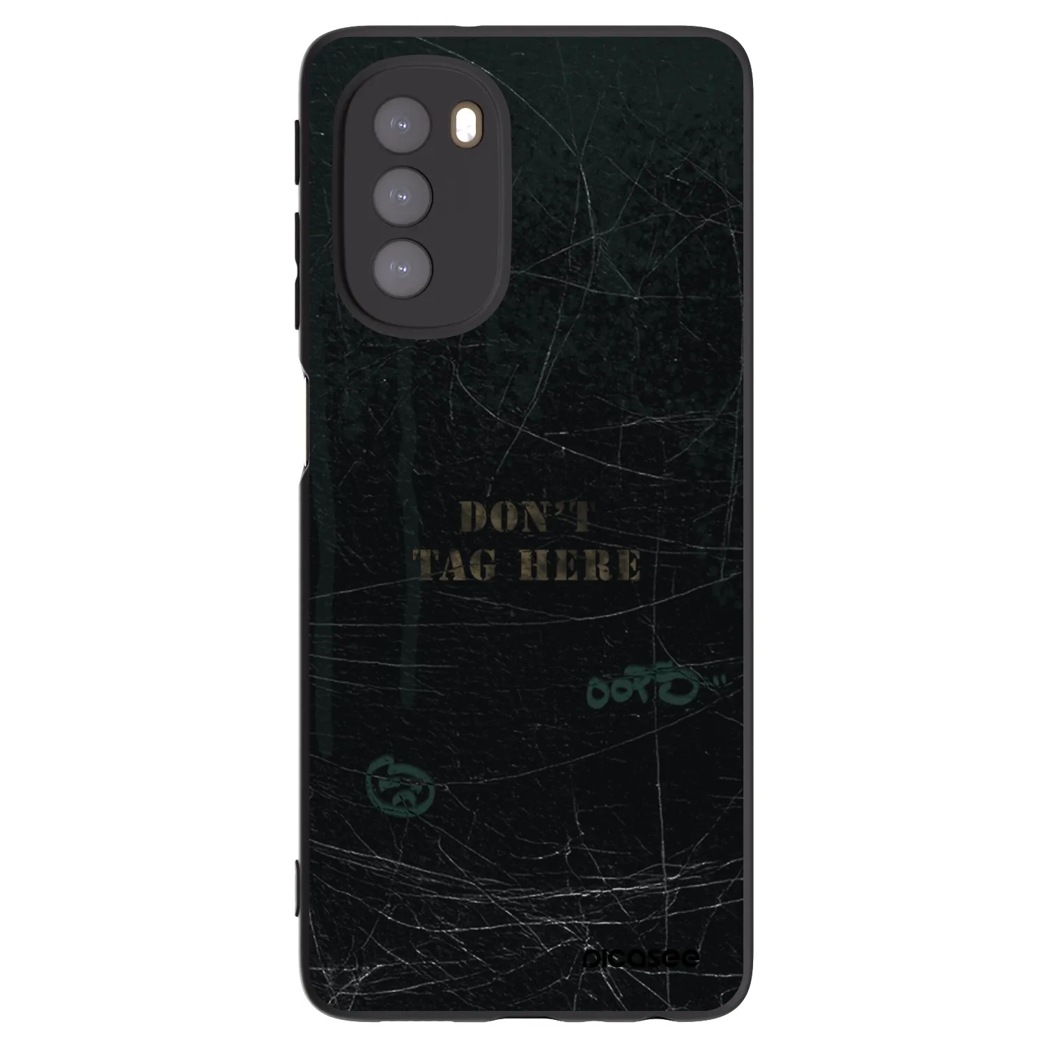 Picasee fekete szilikon tok az alábbi mobiltelefonokra Motorola Moto G51 - DON´T TAG
