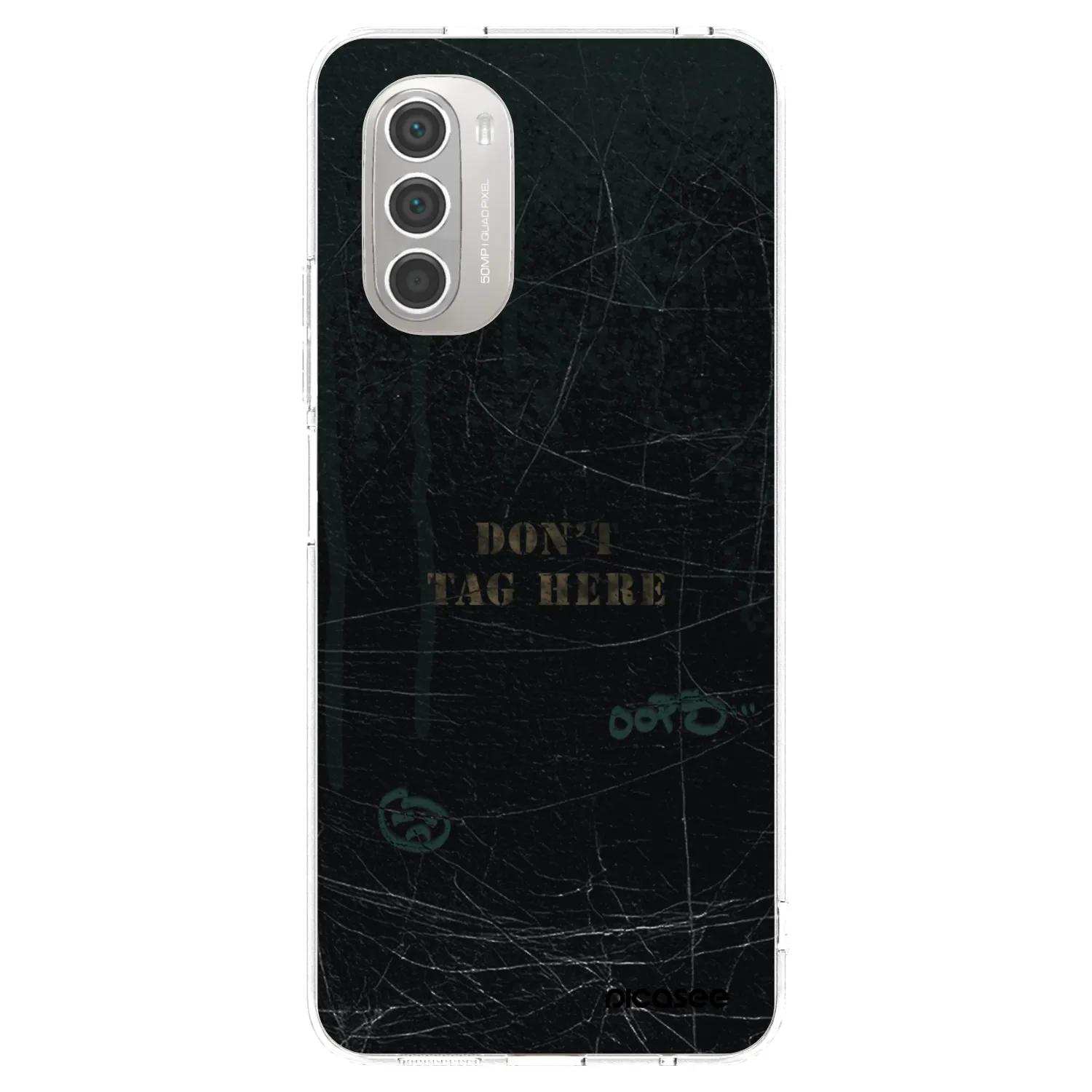 Picasee átlátszó szilikon tok az alábbi mobiltelefonokra Motorola Moto G51 - DON´T TAG