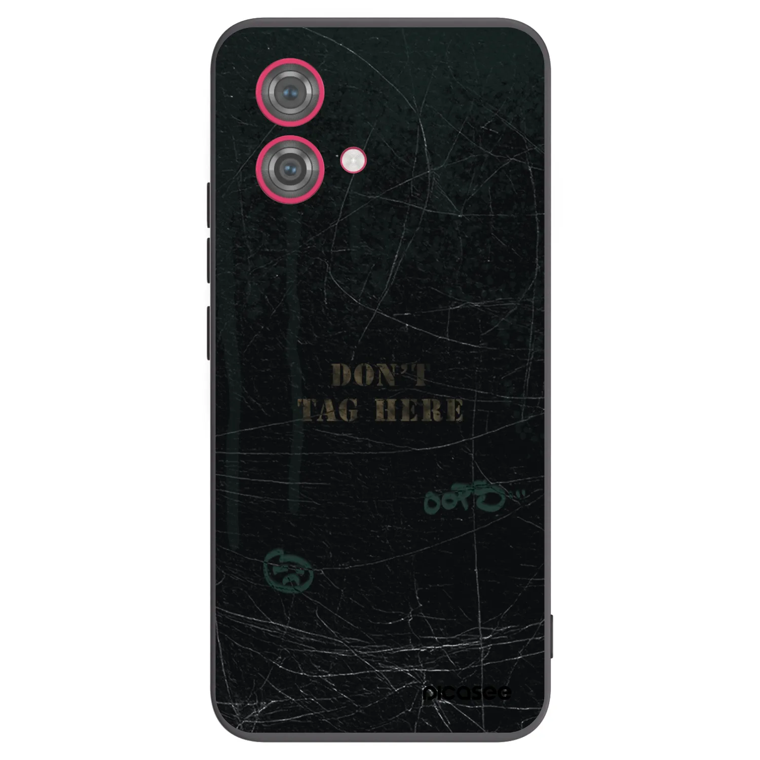 Picasee fekete szilikon tok az alábbi mobiltelefonokra Motorola Moto G84 5G - DON´T TAG