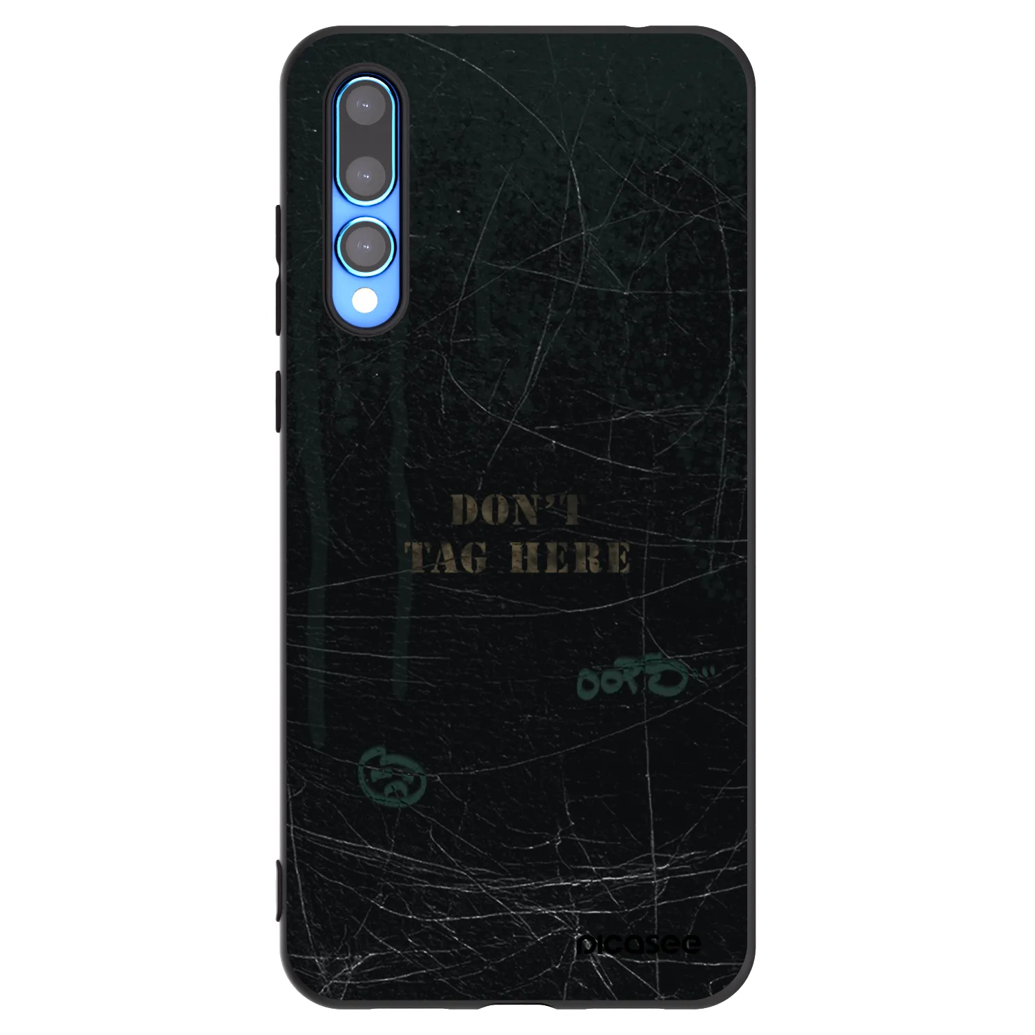 Picasee fekete szilikon tok az alábbi mobiltelefonokra Huawei P20 Pro - DON´T TAG