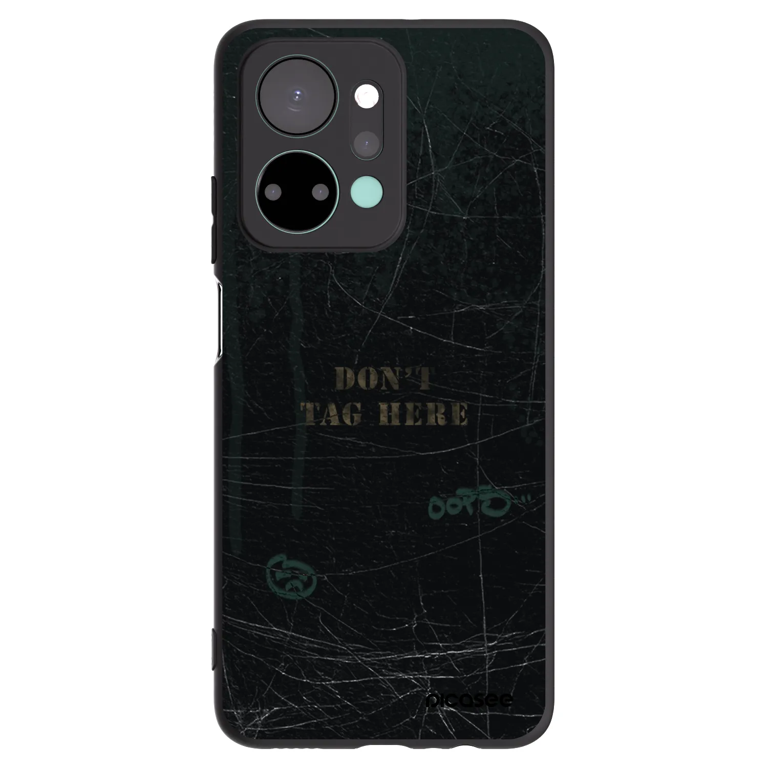 Picasee fekete szilikon tok az alábbi mobiltelefonokra Honor X7a - DON´T TAG