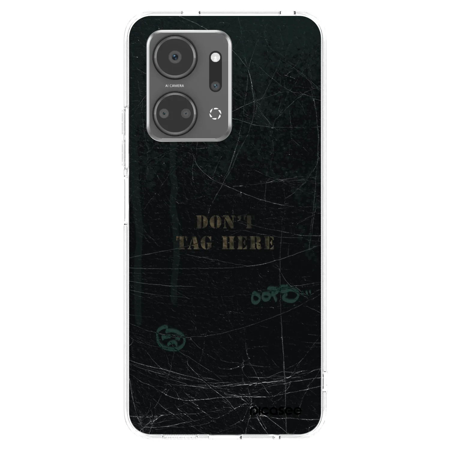 Picasee átlátszó szilikon tok az alábbi mobiltelefonokra Honor X7a - DON´T TAG
