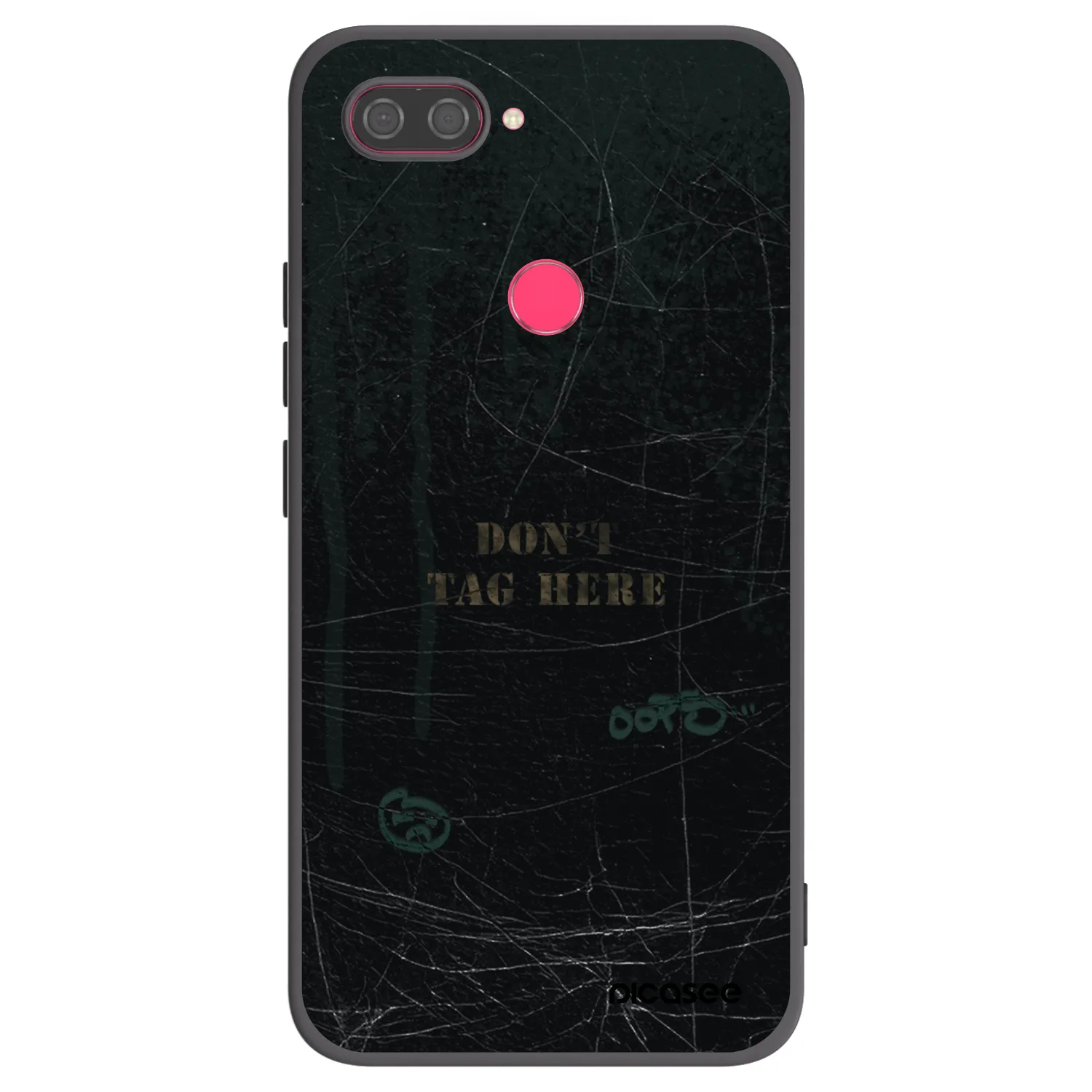 Picasee fekete szilikon tok az alábbi mobiltelefonokra Xiaomi Mi 8 Lite - DON´T TAG