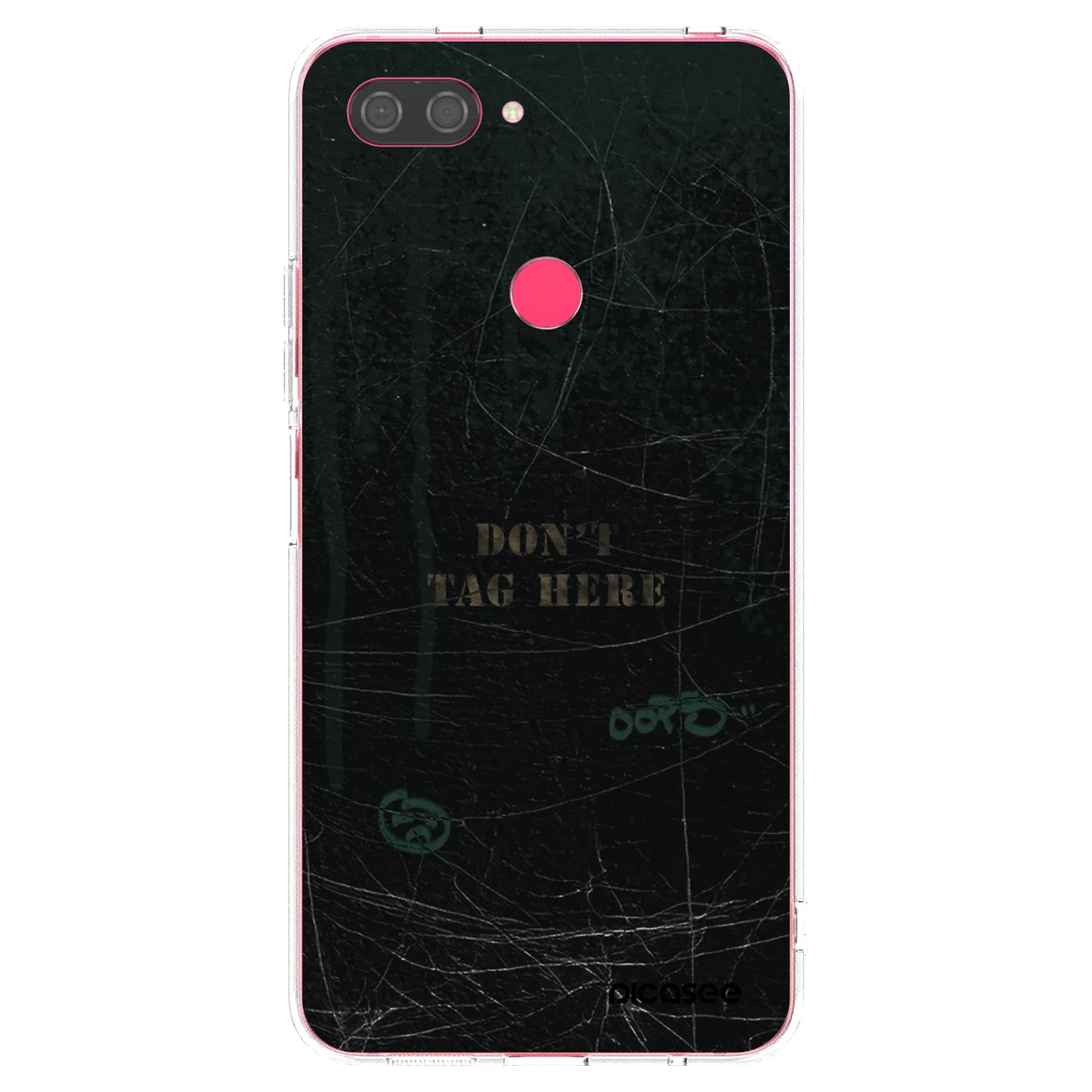 Picasee átlátszó szilikon tok az alábbi mobiltelefonokra Xiaomi Mi 8 Lite - DON´T TAG