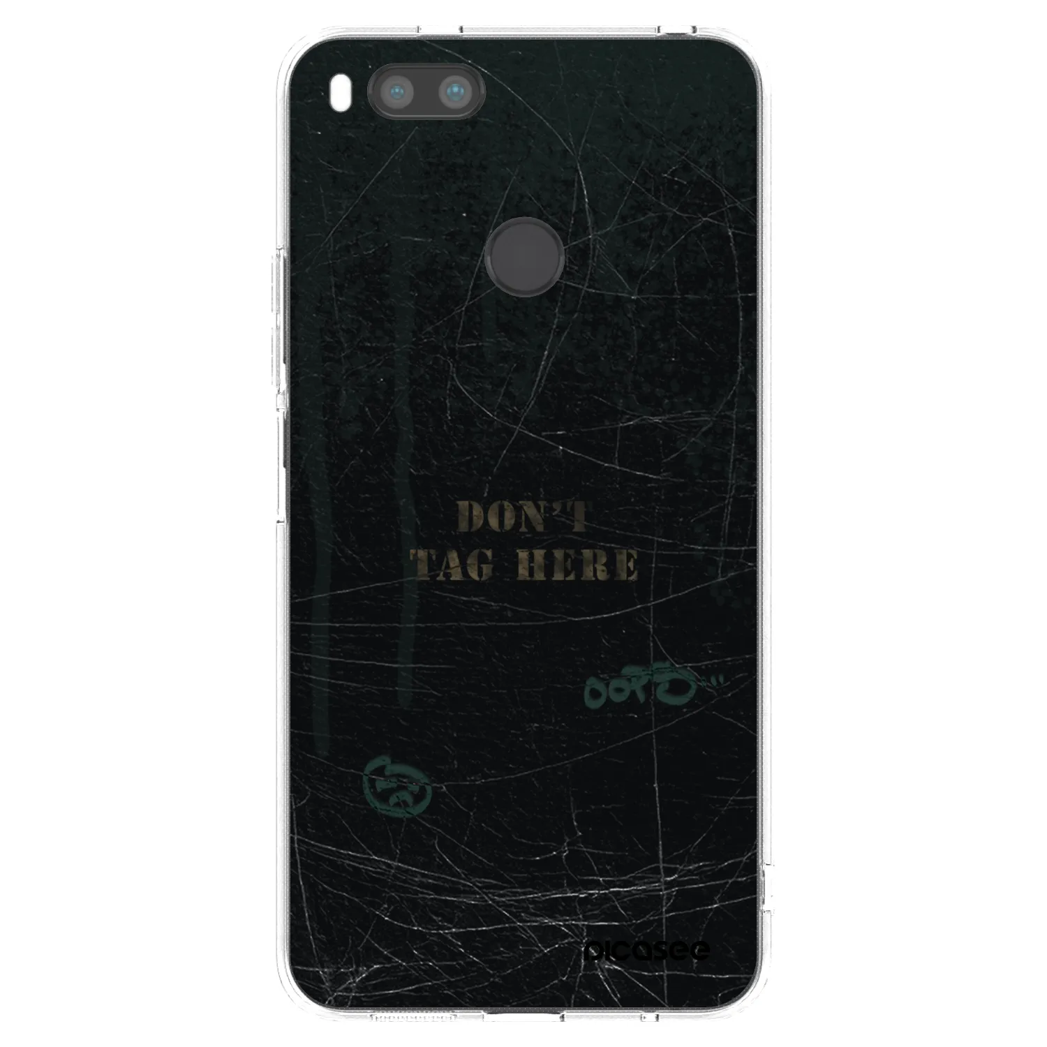 Picasee átlátszó szilikon tok az alábbi mobiltelefonokra Xiaomi Mi A1 Global - DON´T TAG
