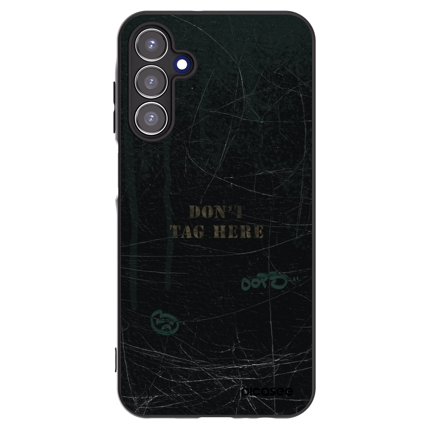 Picasee fekete szilikon tok az alábbi mobiltelefonokra Samsung Galaxy A15 A156B 5G - DON´T TAG