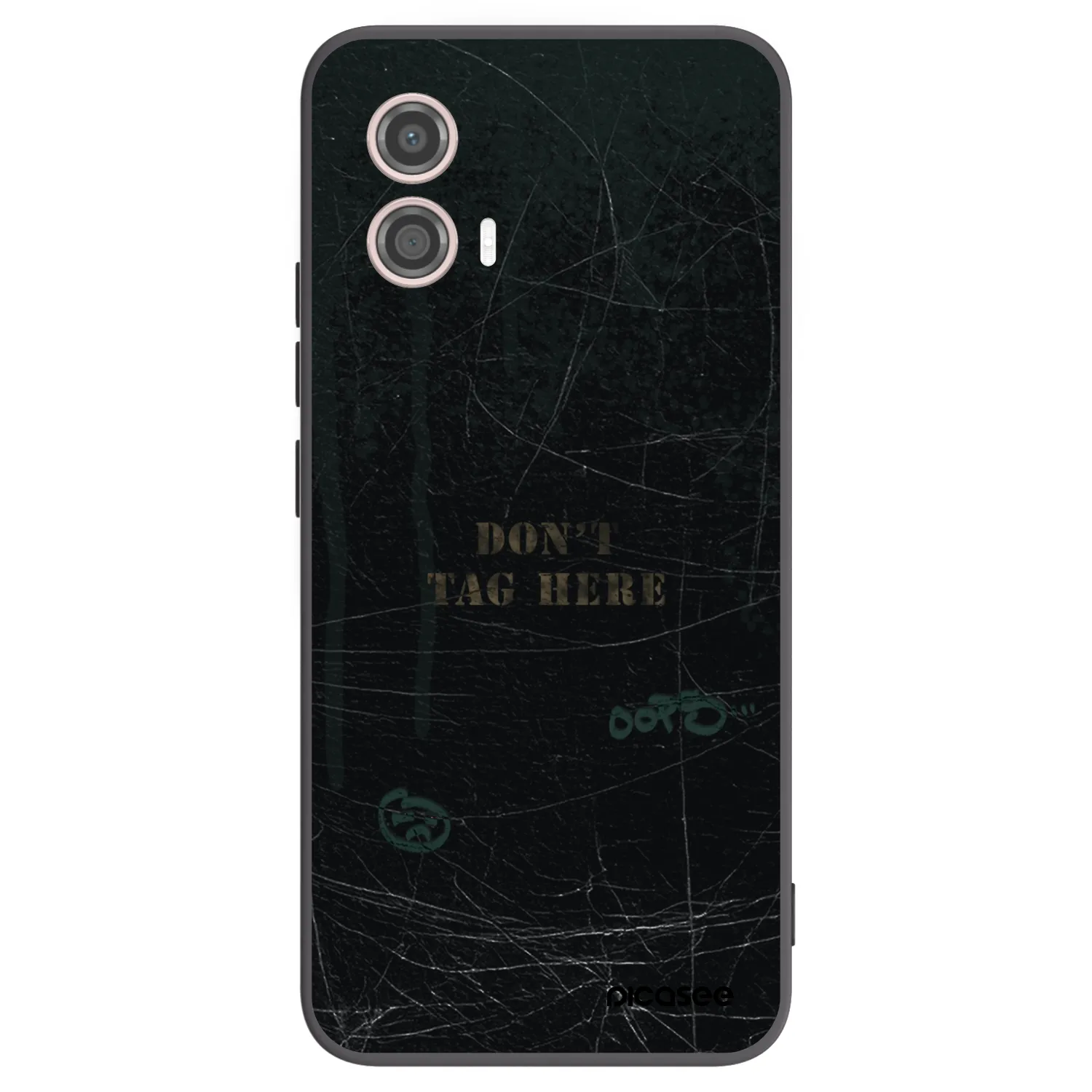 Picasee fekete szilikon tok az alábbi mobiltelefonokra Motorola Moto G53 5G - DON´T TAG
