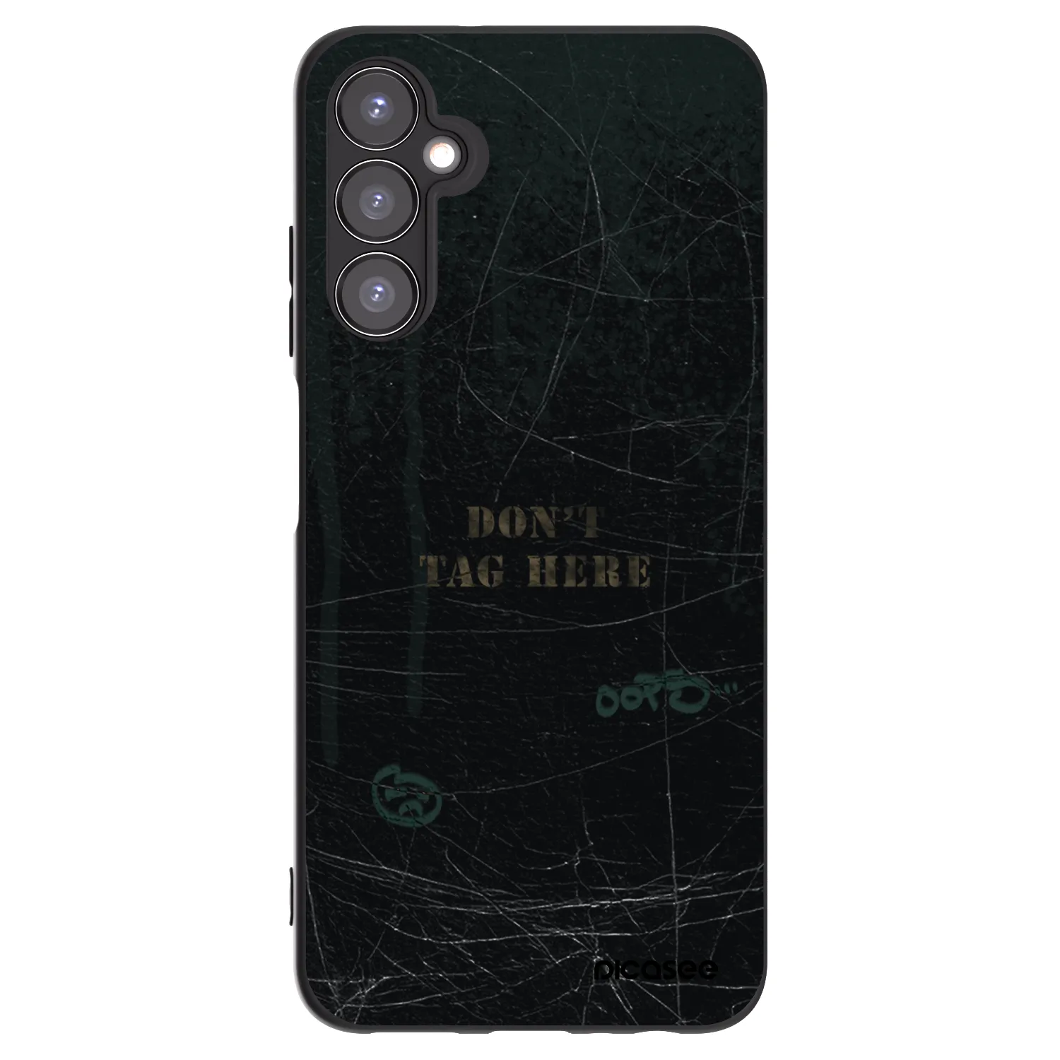 Picasee fekete szilikon tok az alábbi mobiltelefonokra Samsung Galaxy A05s A057G - DON´T TAG