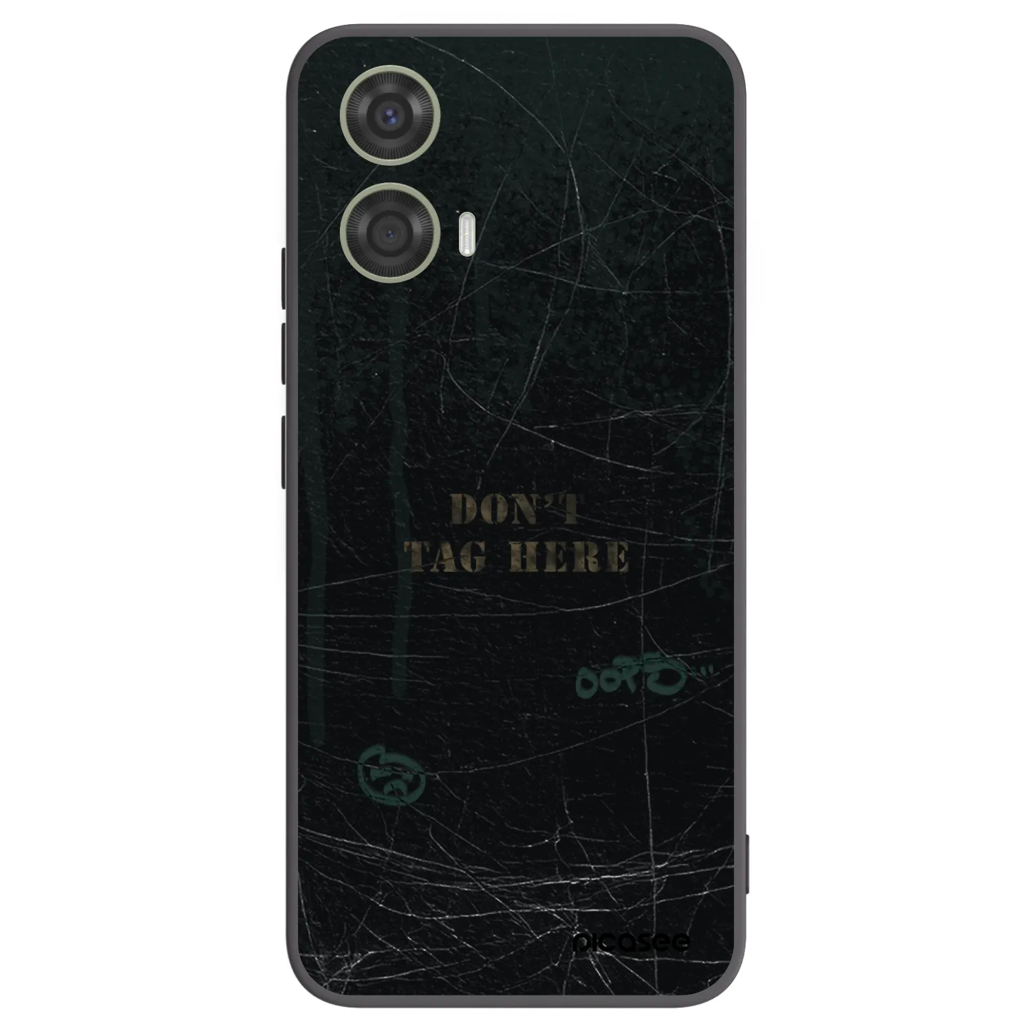 Picasee fekete szilikon tok az alábbi mobiltelefonokra Motorola Moto G24 - DON´T TAG