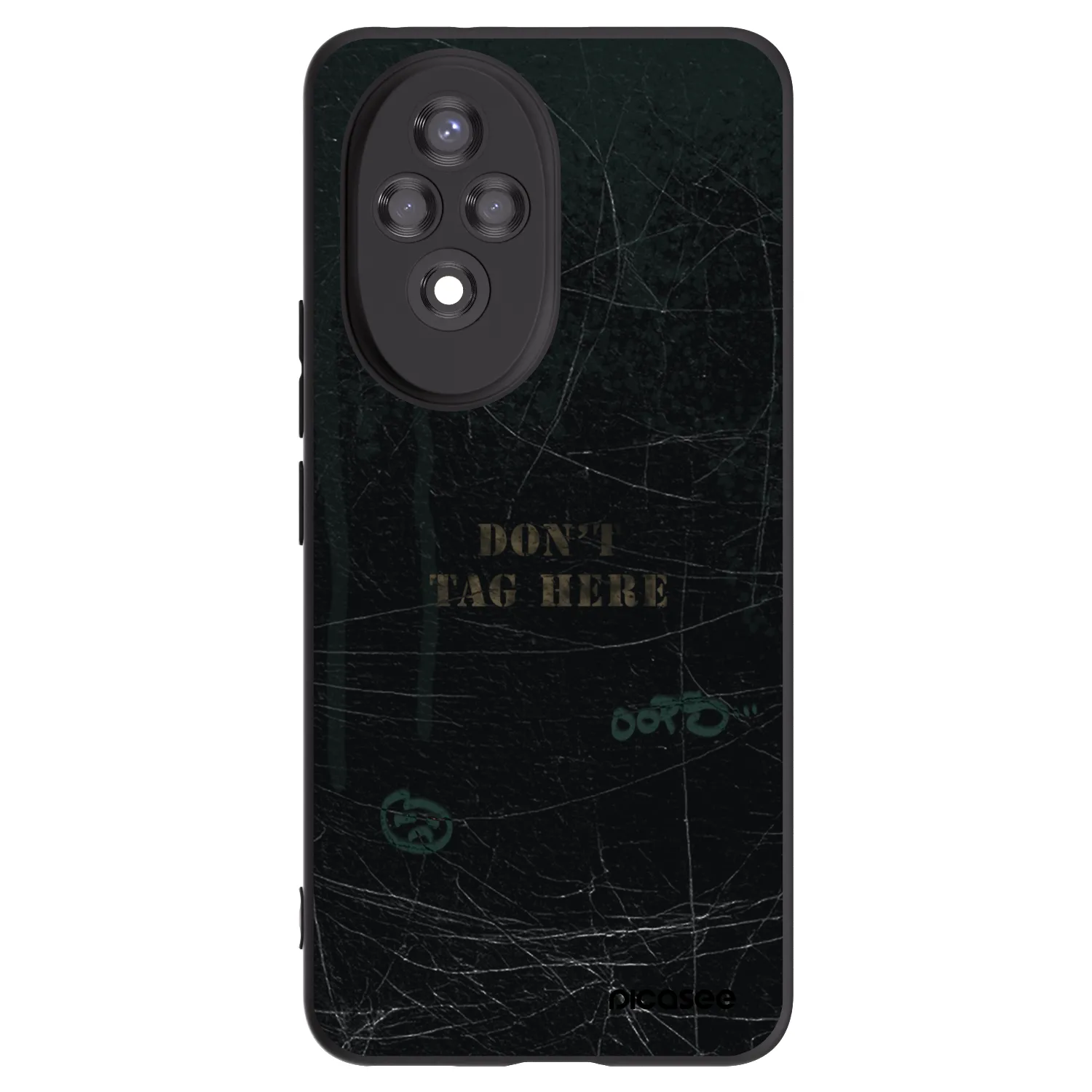 Picasee fekete szilikon tok az alábbi mobiltelefonokra Honor 200 5G - DON´T TAG