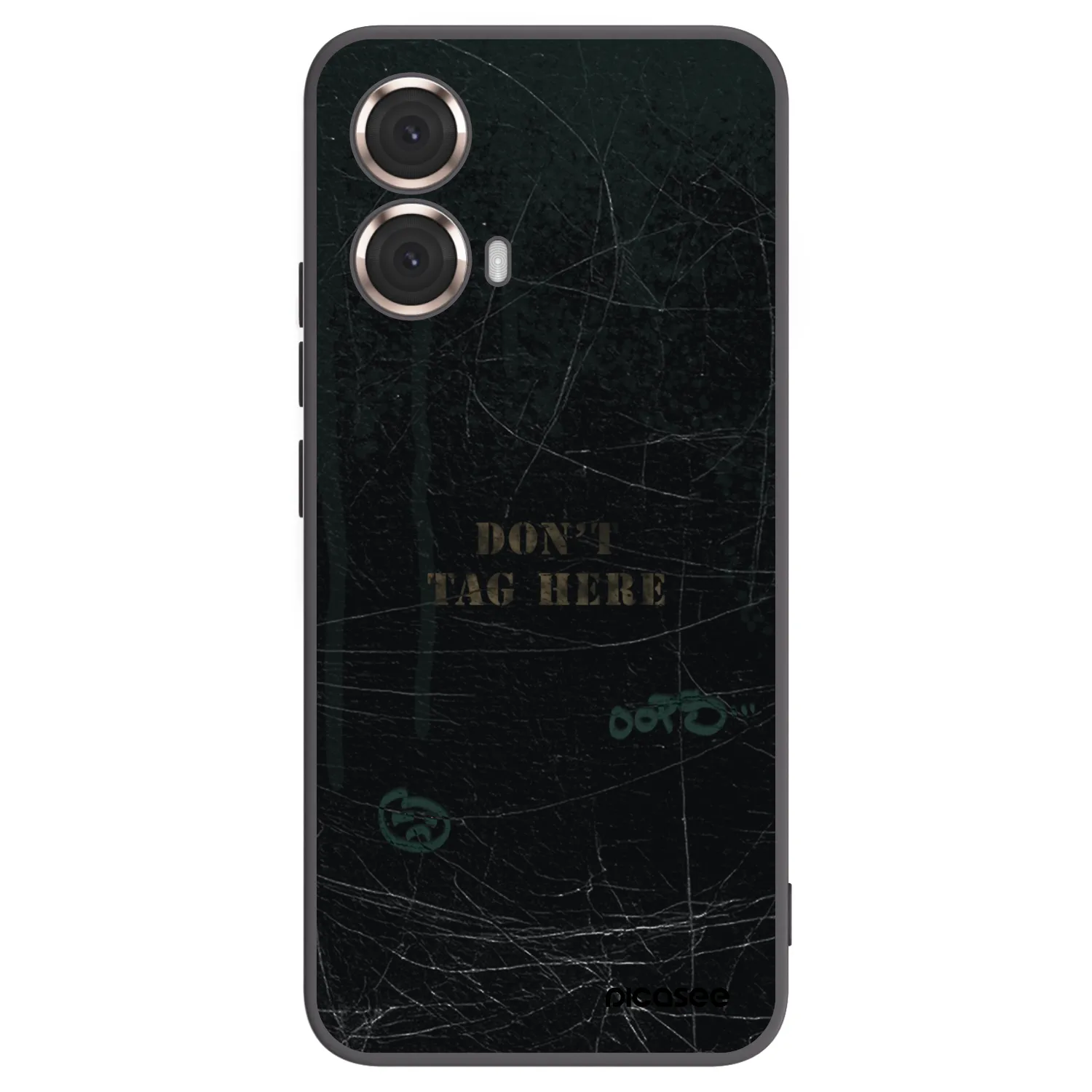 Picasee fekete szilikon tok az alábbi mobiltelefonokra Motorola Moto G85 - DON´T TAG