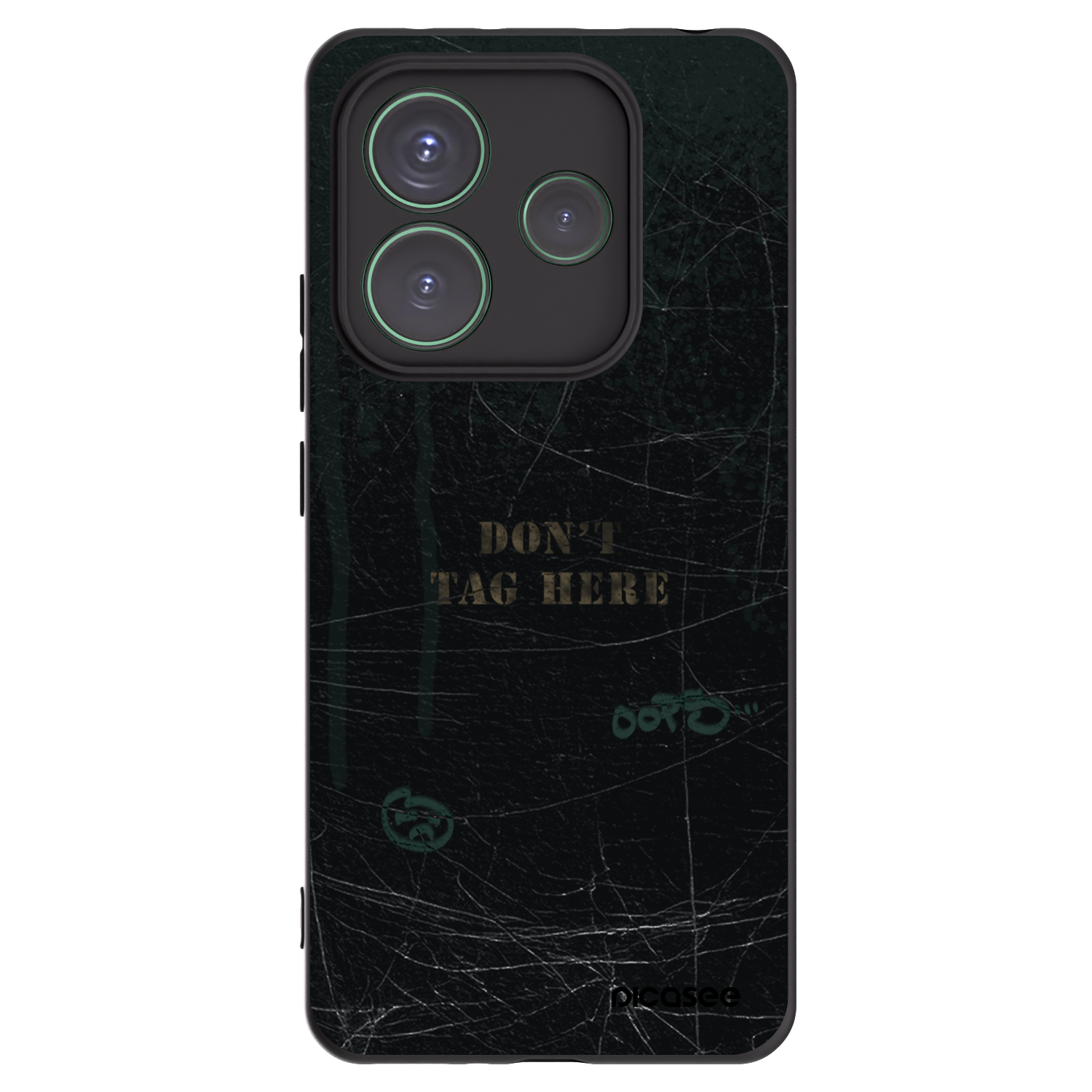 Picasee fekete szilikon tok az alábbi mobiltelefonokra Xiaomi Redmi Note 14 5G - DON´T TAG