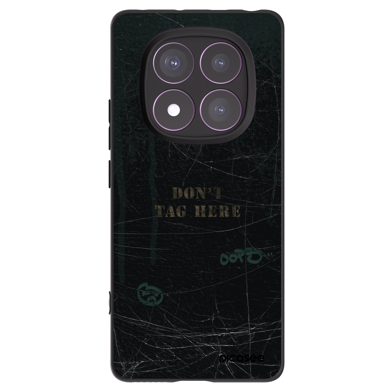 Picasee fekete szilikon tok az alábbi mobiltelefonokra Xiaomi Redmi Note 14 Pro 4G - DON´T TAG