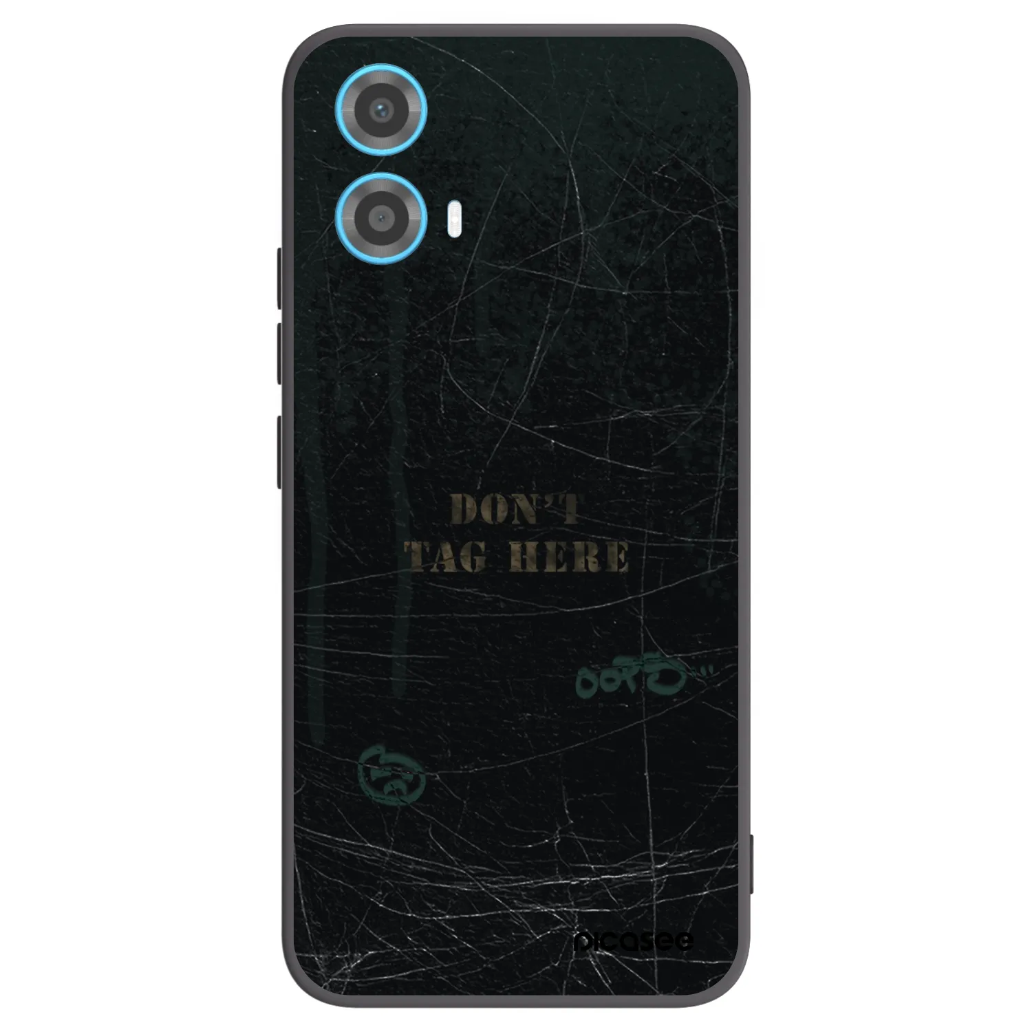 Picasee fekete szilikon tok az alábbi mobiltelefonokra Motorola Moto G34 5G - DON´T TAG