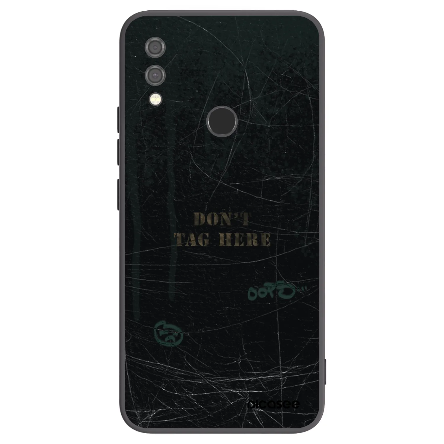 Picasee fekete szilikon tok az alábbi mobiltelefonokra Xiaomi Redmi Note 7 - DON´T TAG