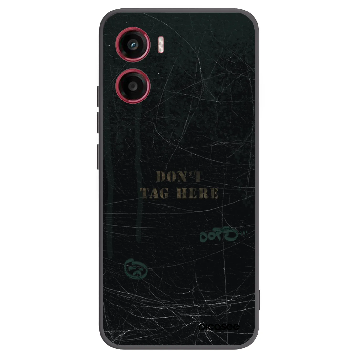 Picasee fekete szilikon tok az alábbi mobiltelefonokra Motorola Moto G05 - DON´T TAG