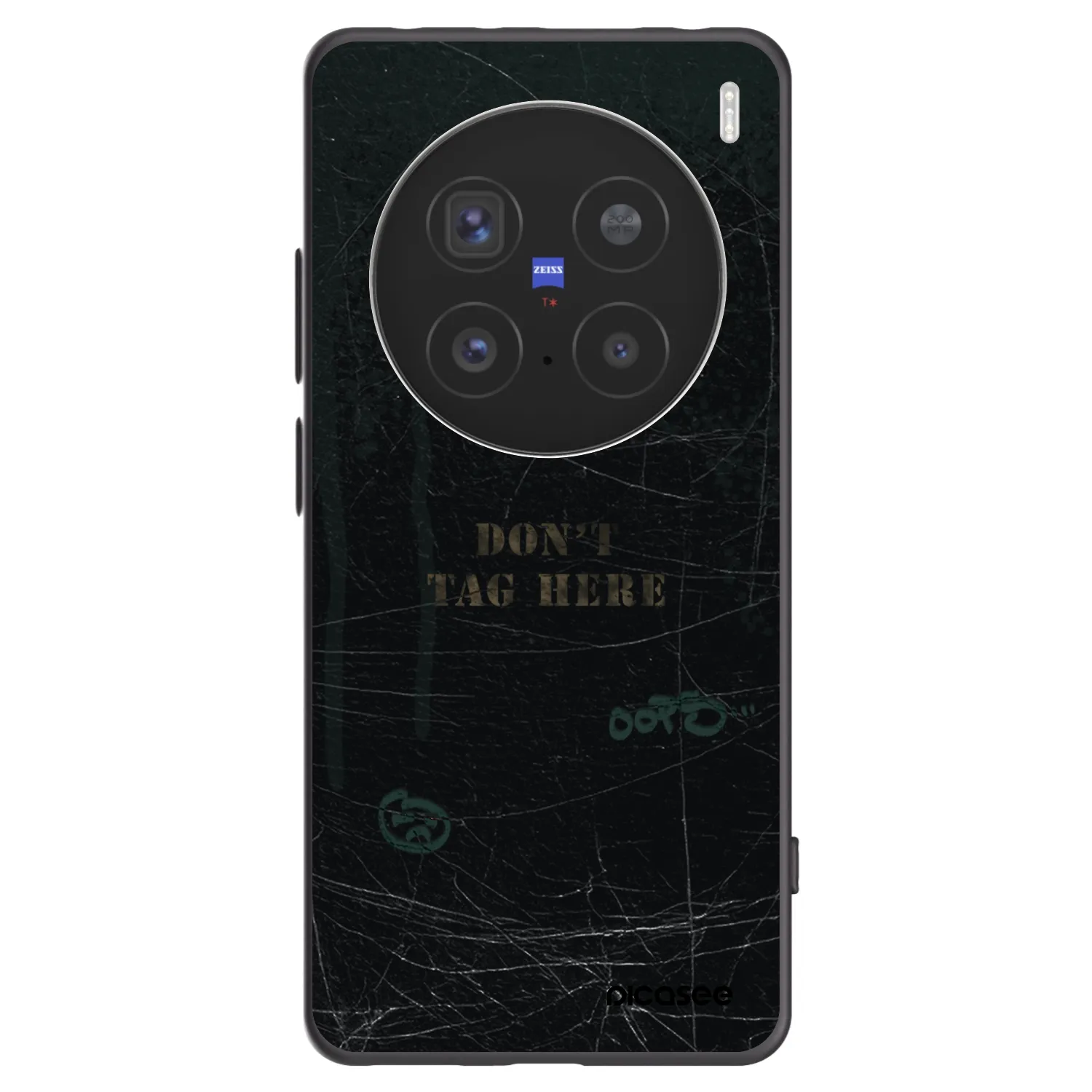 Picasee fekete szilikon tok az alábbi mobiltelefonokra Vivo X200 Pro - DON´T TAG